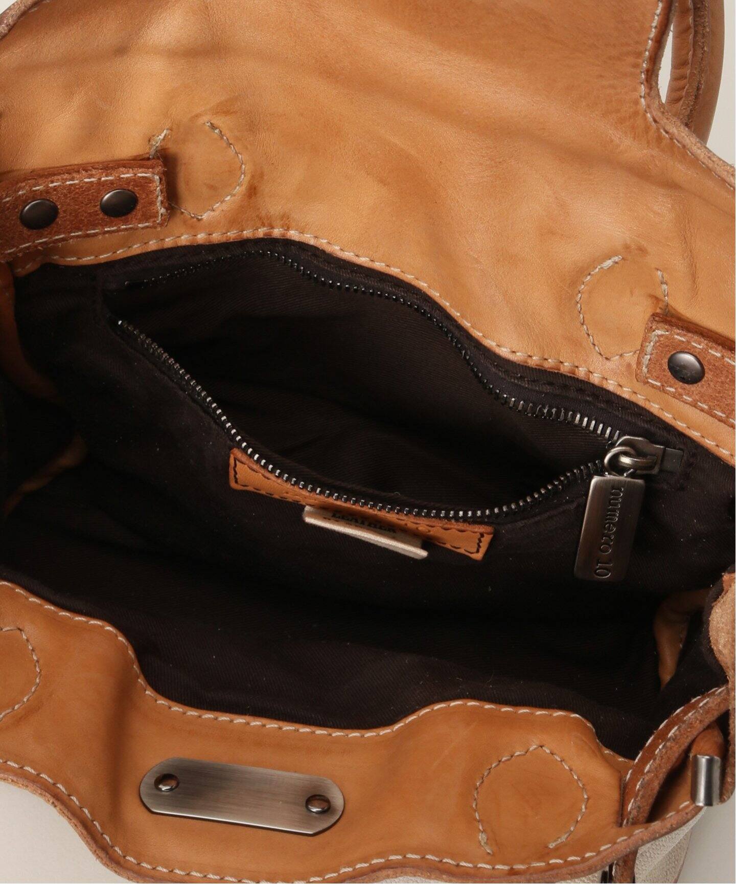NUMERO10】CANVAS LEATHER COMBI TOTE(S)（トートバッグ）｜journal 