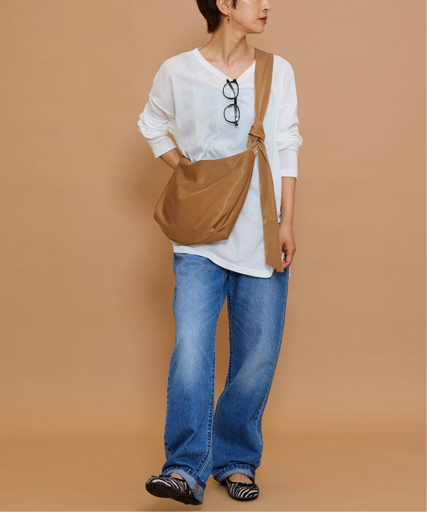 ACOC/アコック】Glossy Halfmoon：ショルダーバッグ（ショルダーバッグ  