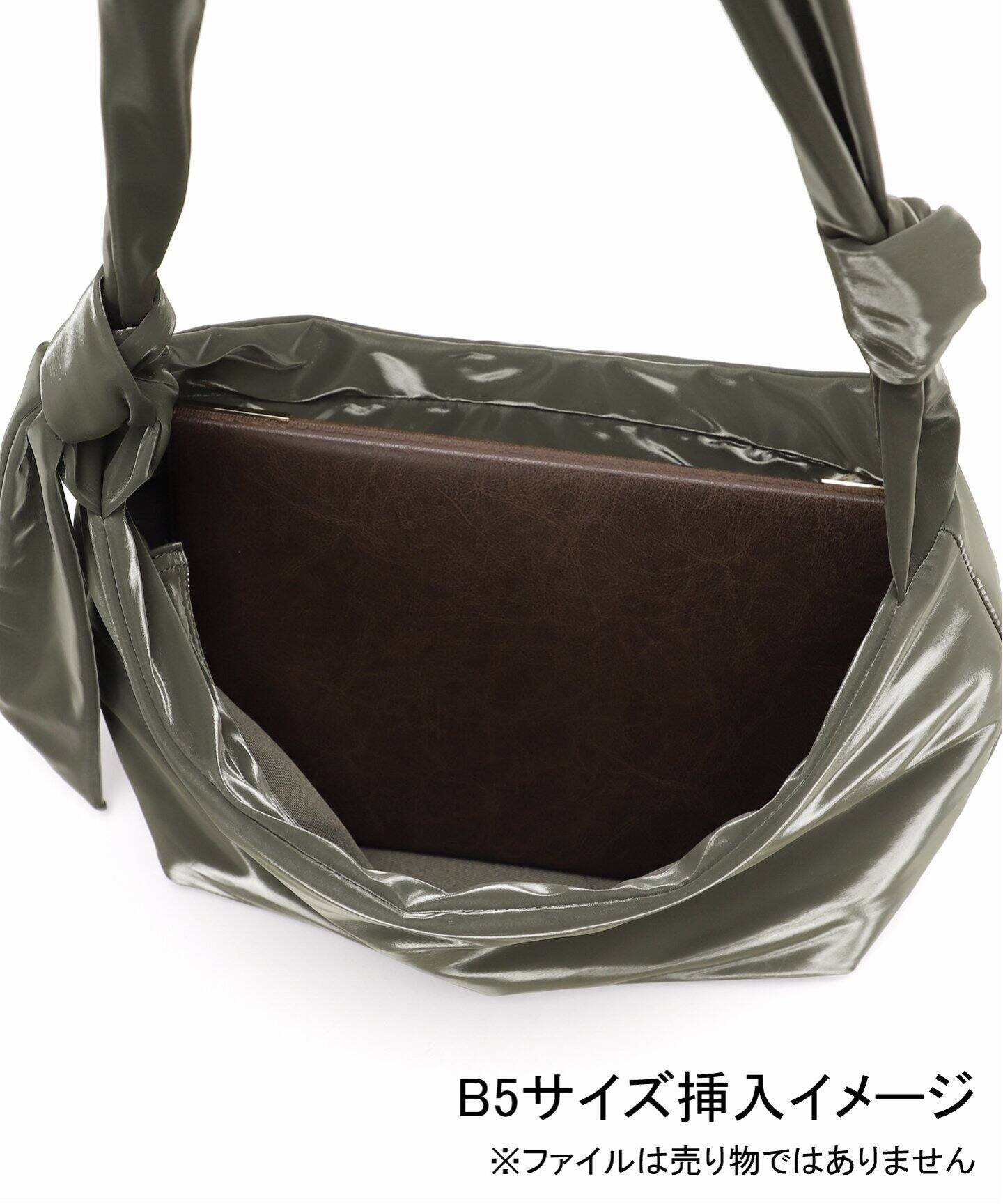 ACOC/アコック】Glossy Halfmoon：ショルダーバッグ（ショルダーバッグ 