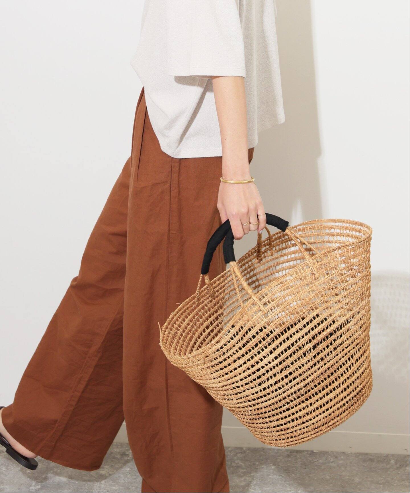超レア品】canaria 縦横無尽 styleさんご愛用 かごバッグ