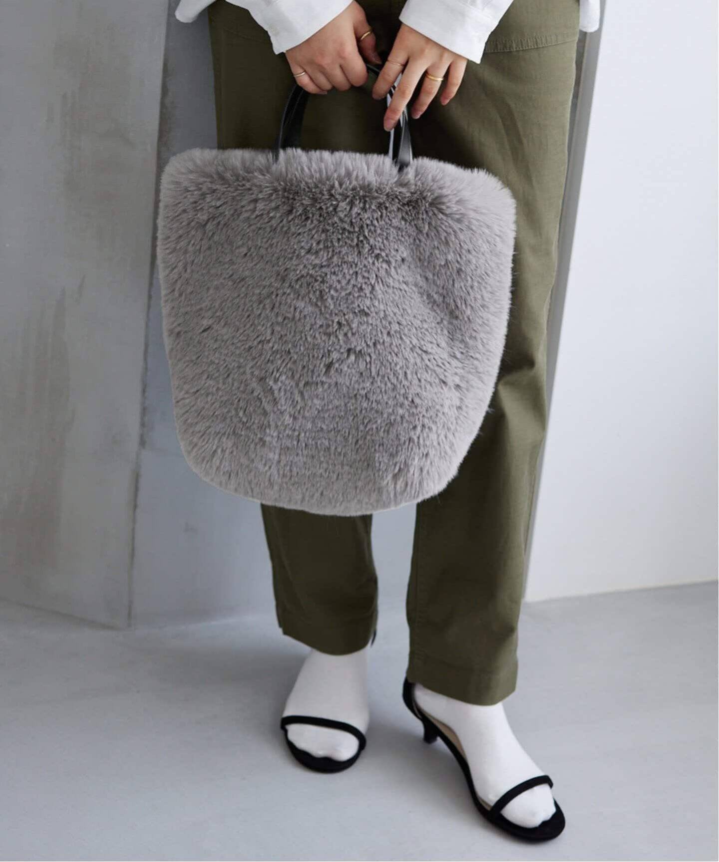 追加》RELUMEファーバッグ（ハンドバッグ）｜JOURNAL STANDARD relume  