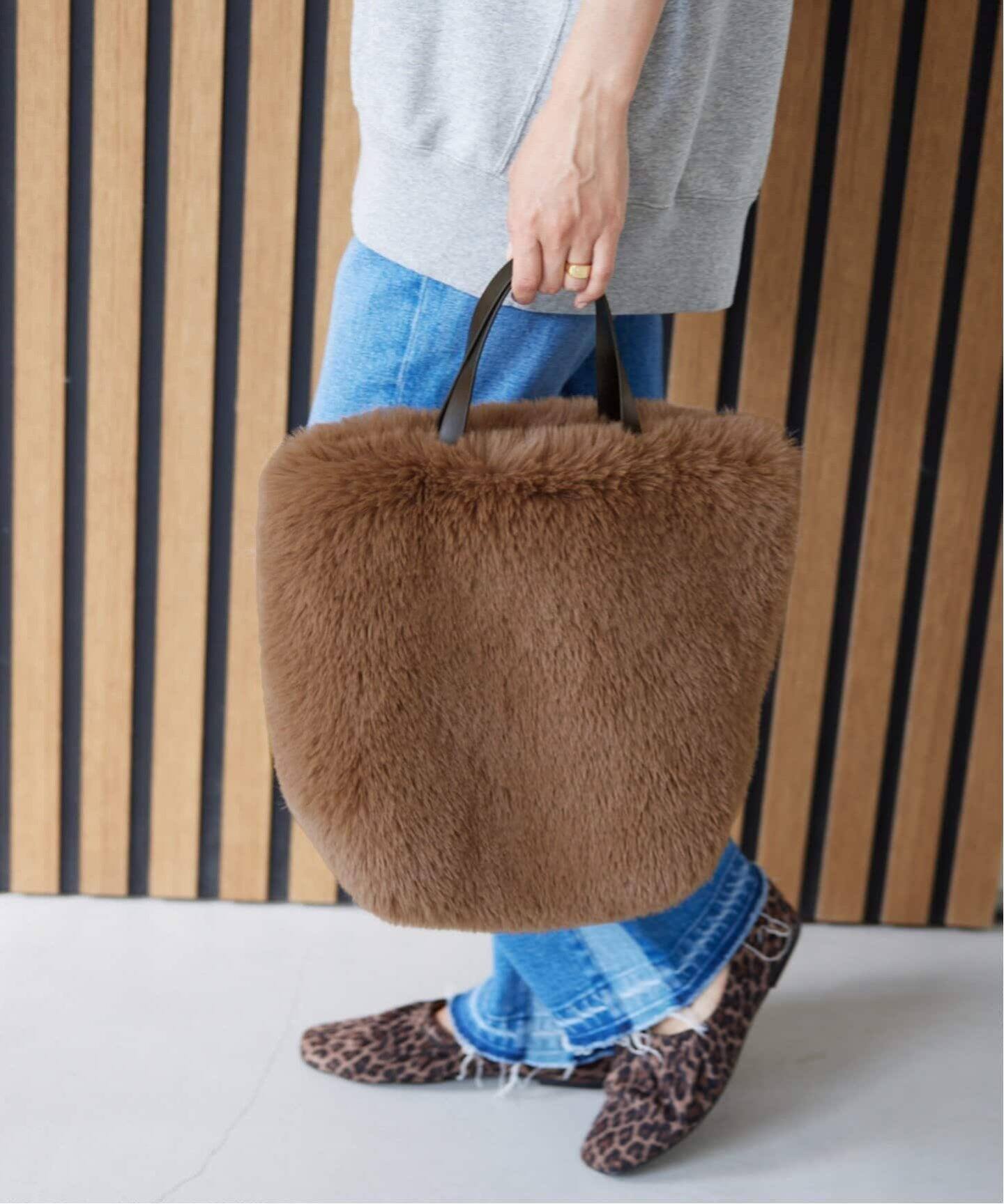 追加》RELUMEファーバッグ（ハンドバッグ）｜JOURNAL STANDARD relume 