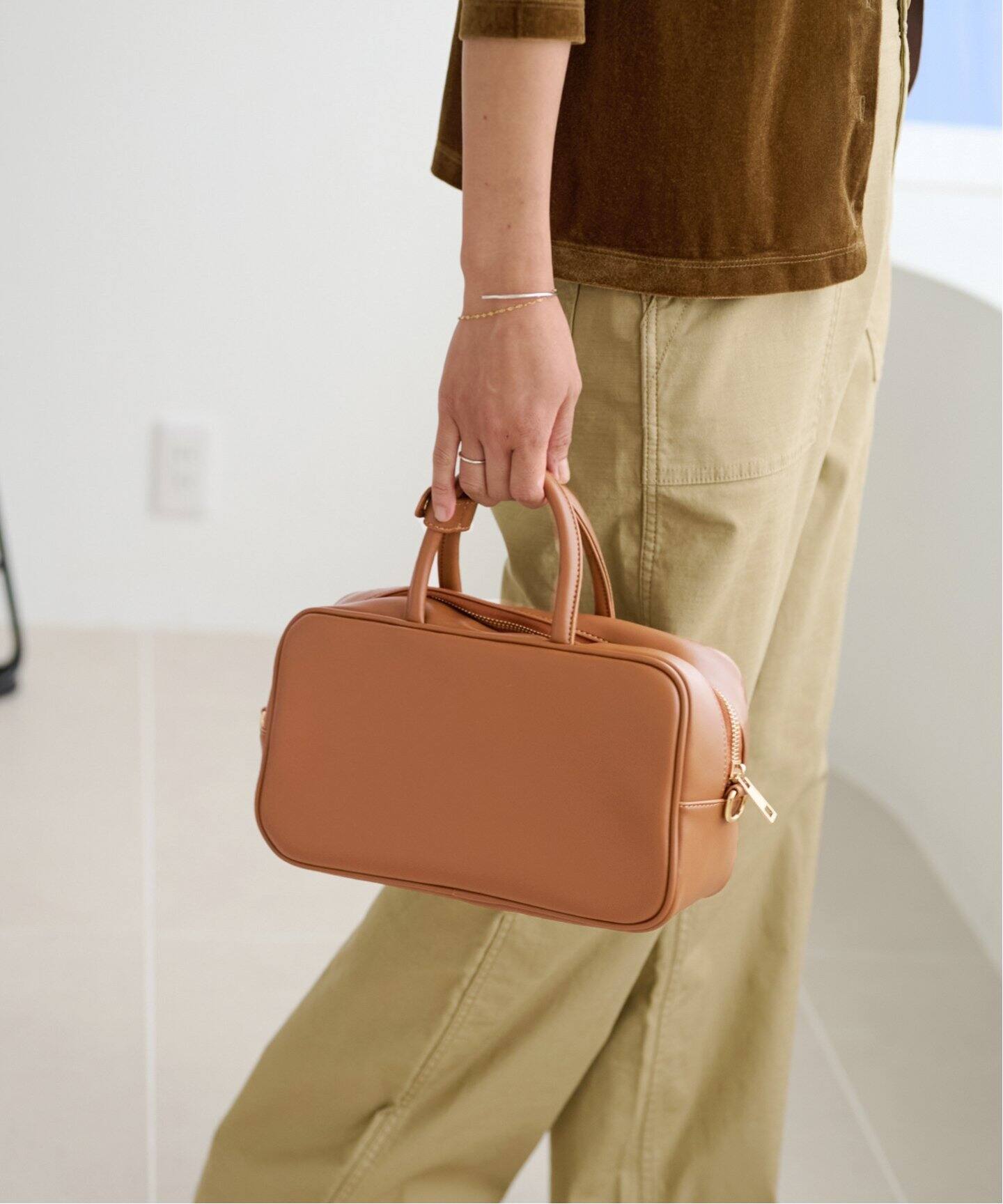 VELETTO/ヴェレット】スクエアボストンバッグ（ボストンバッグ  