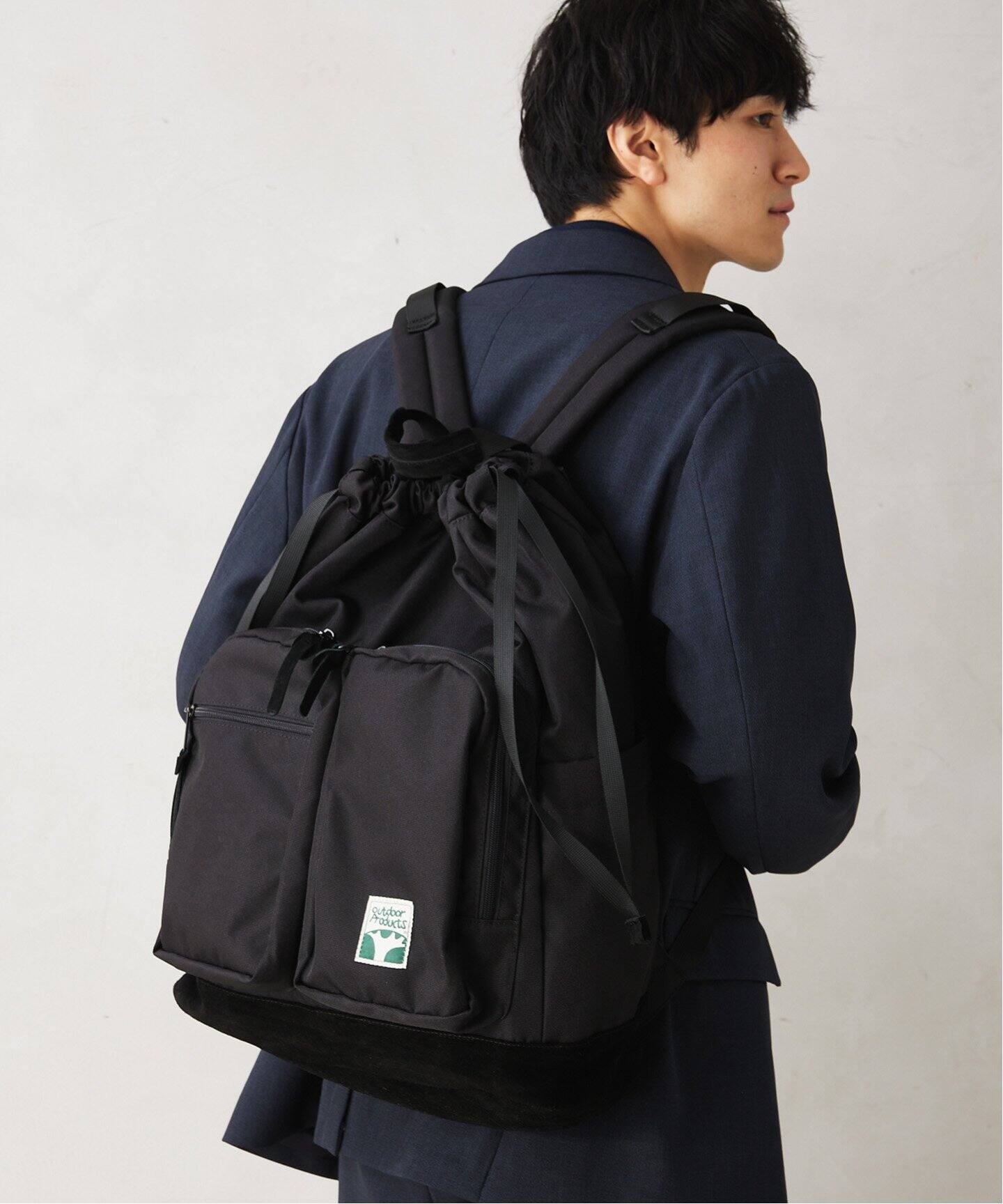 OUTDOOR PRODUCTS】別注 DRAWSTRING バックパック（バックパック