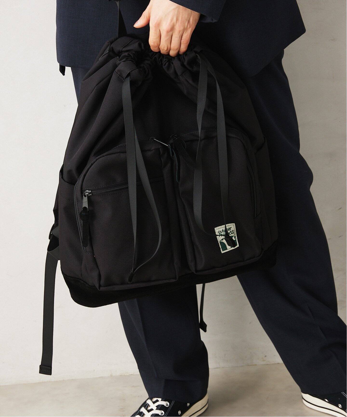 OUTDOOR PRODUCTS】別注 DRAWSTRING バックパック（バックパック 