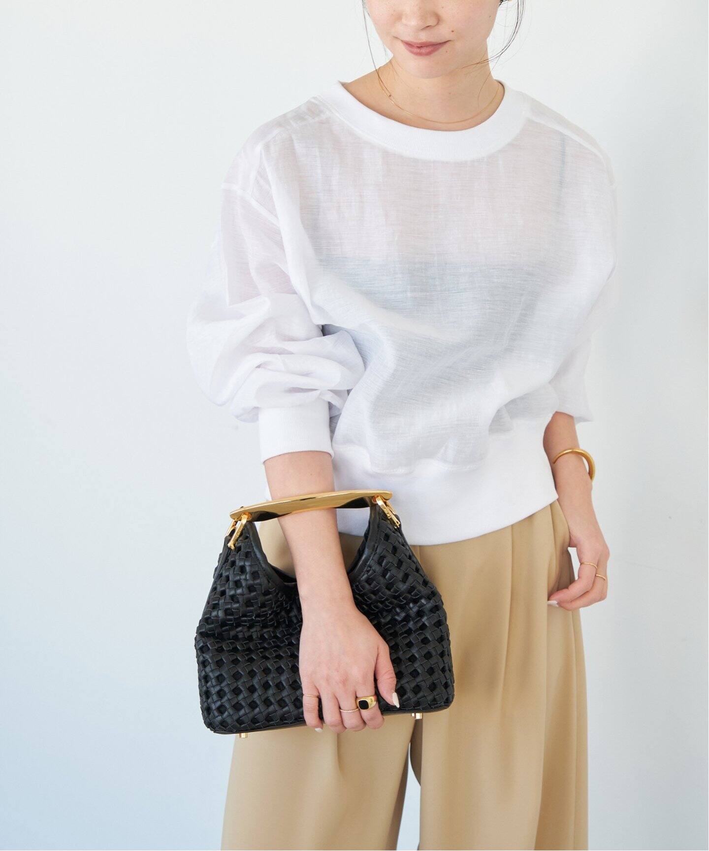 ELLEME/エレメ】WOVEN BOOMERA SMALL（ハンドバッグ）｜Deuxieme  