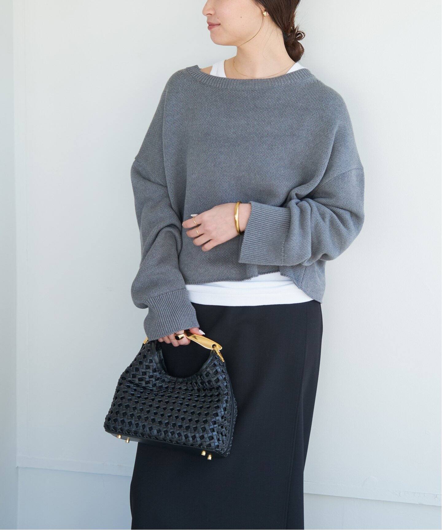 ELLEME/エレメ】WOVEN BOOMERA SMALL（ハンドバッグ）｜Deuxieme 