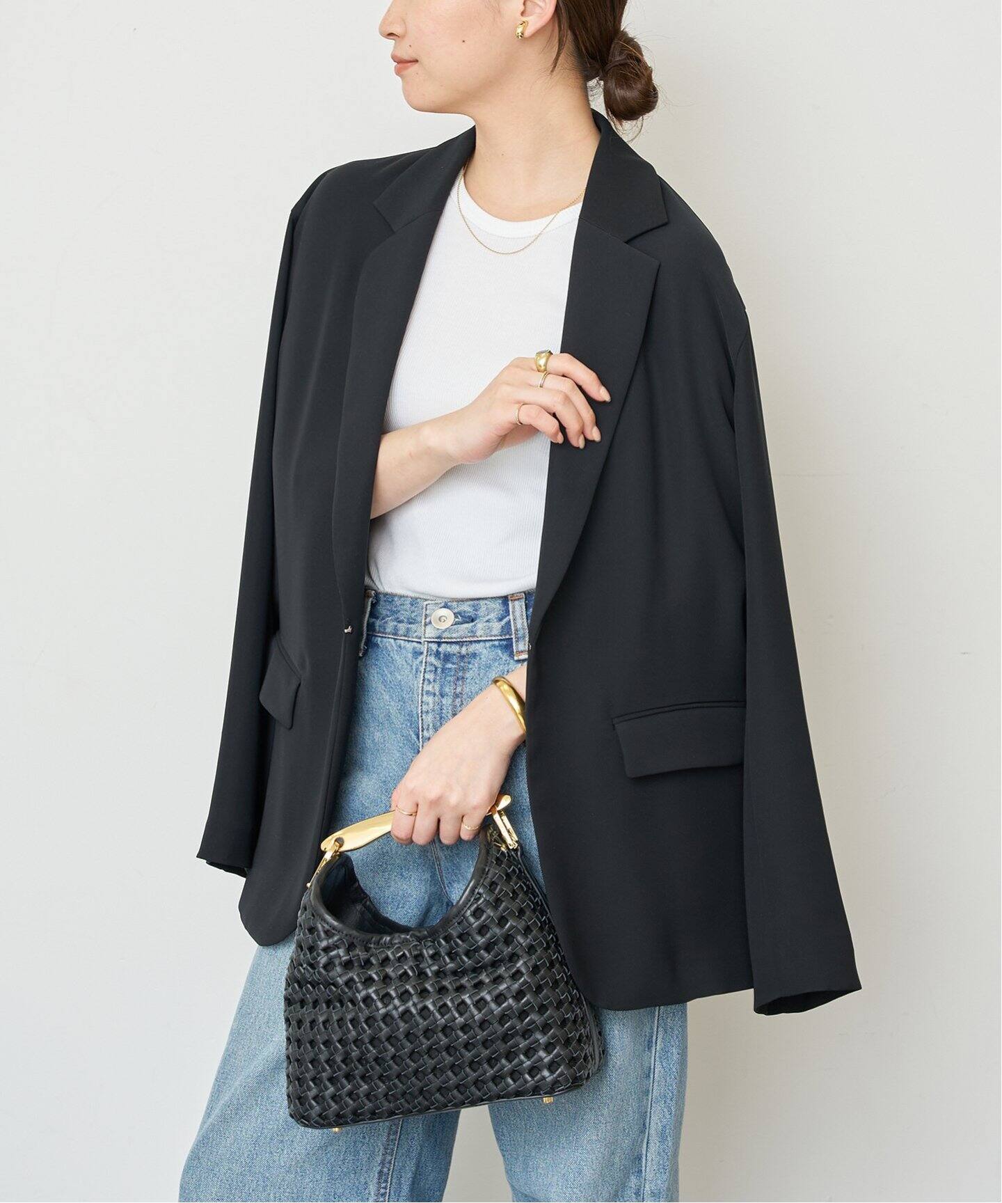 ELLEME/エレメ】WOVEN BOOMERA SMALL（ハンドバッグ）｜Deuxieme  