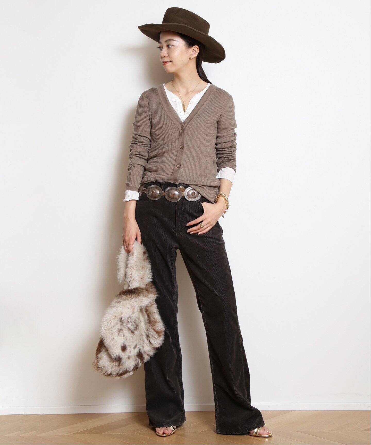 BLANCHA/ブランカ】 SPOTTED TOSCANA SHEEPSKIN SHOPPE バック（その他 