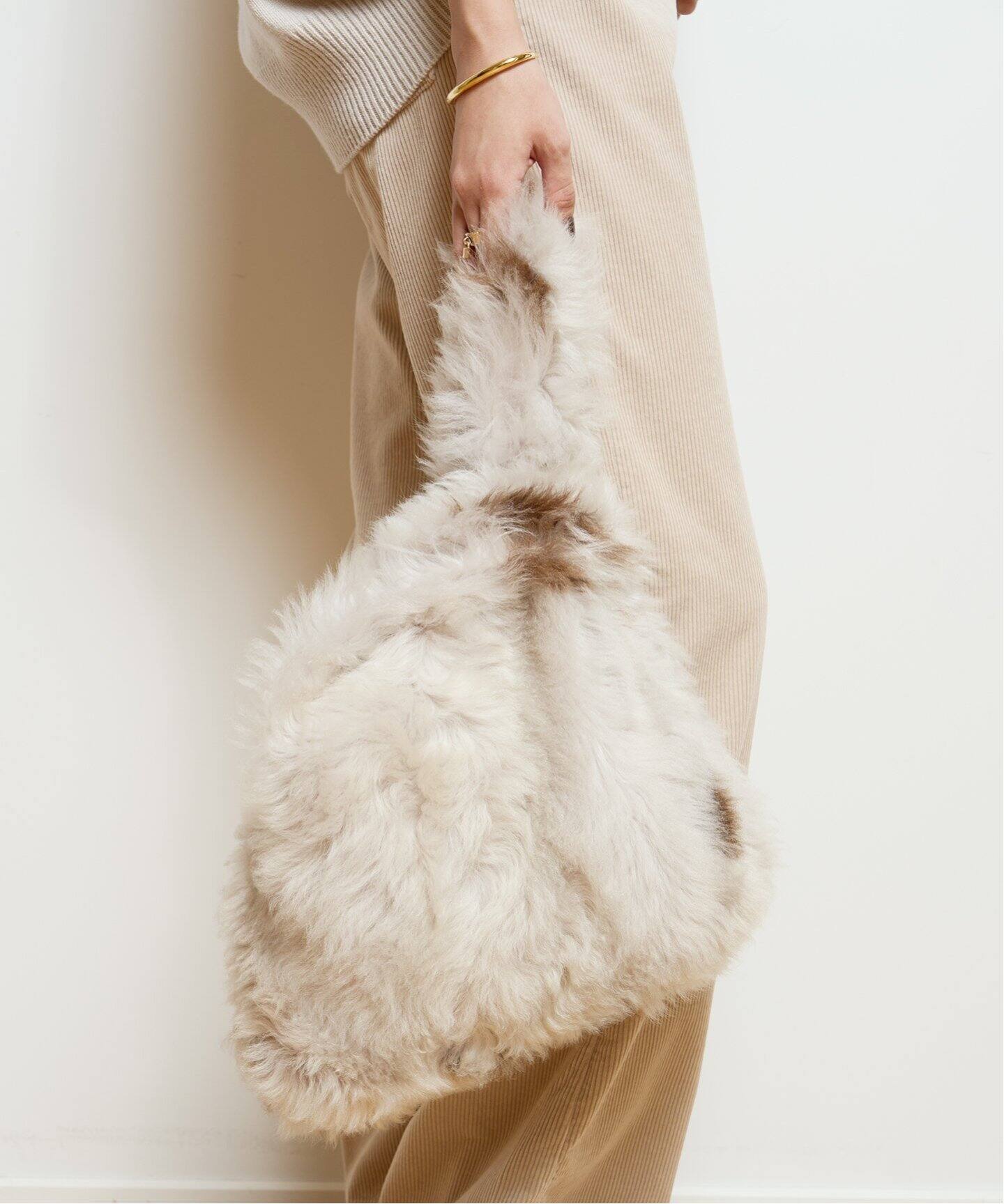 BLANCHA/ブランカ】 SPOTTED TOSCANA SHEEPSKIN SHOPPE バック（その他  