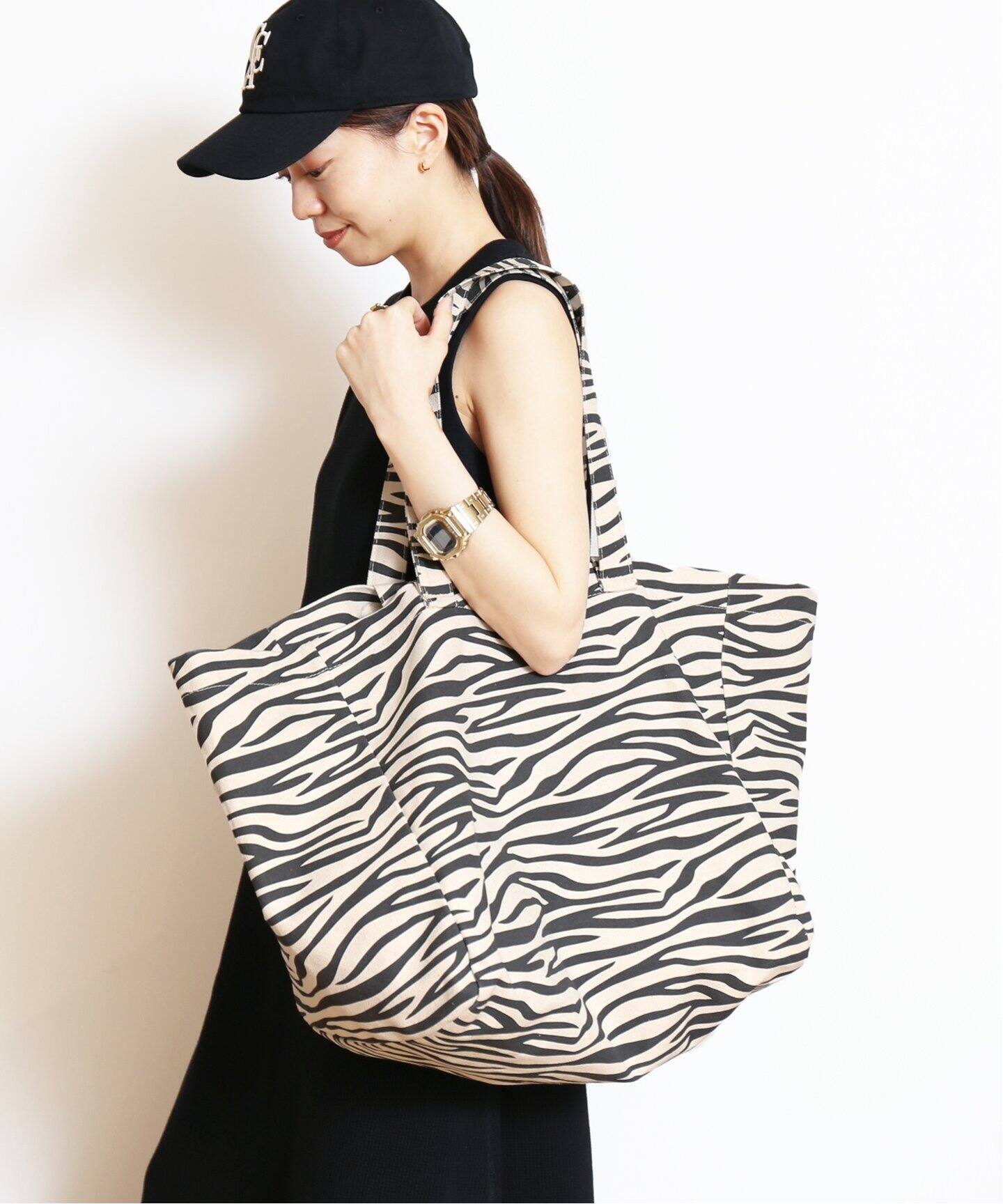 SITA PARANTICA/シータパランティカ】ZEBRA TOTE バッグ L（トート 