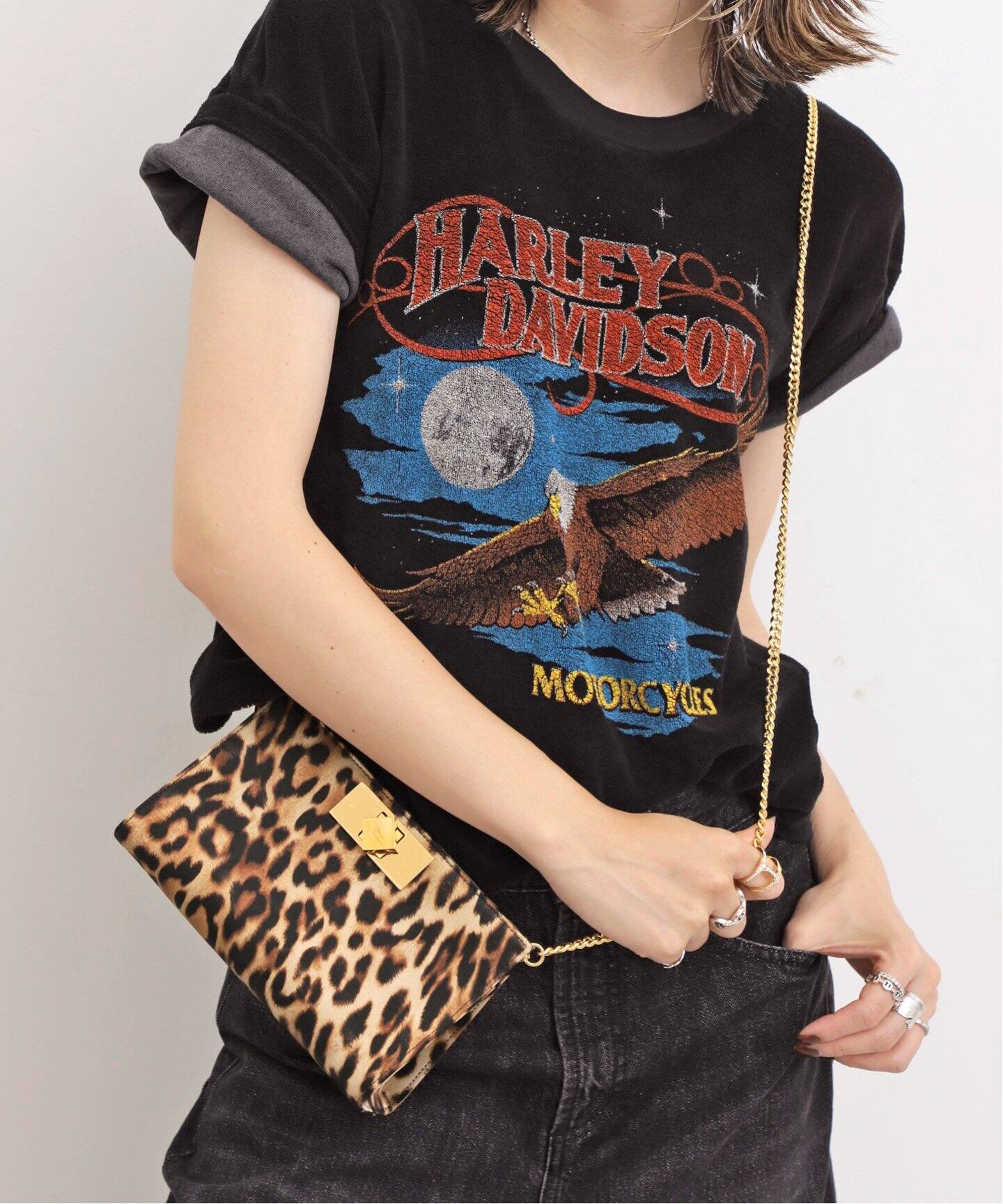 GIUSEPPE ZANOTTI/ジュゼッペ ザノッティ】 LEOPARD BAG（クラッチ 