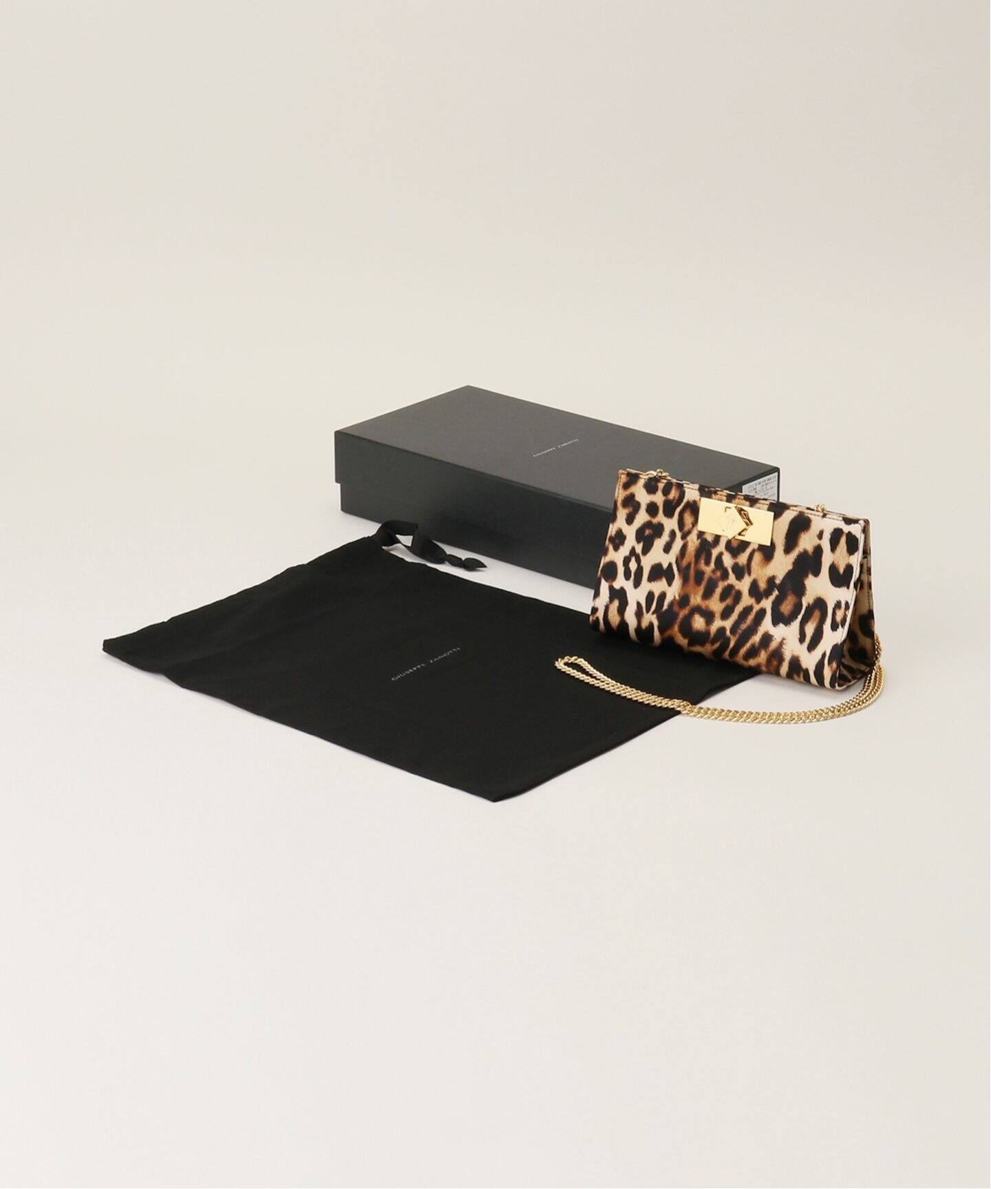 GIUSEPPE ZANOTTI/ジュゼッペ ザノッティ】 LEOPARD BAG（クラッチ  