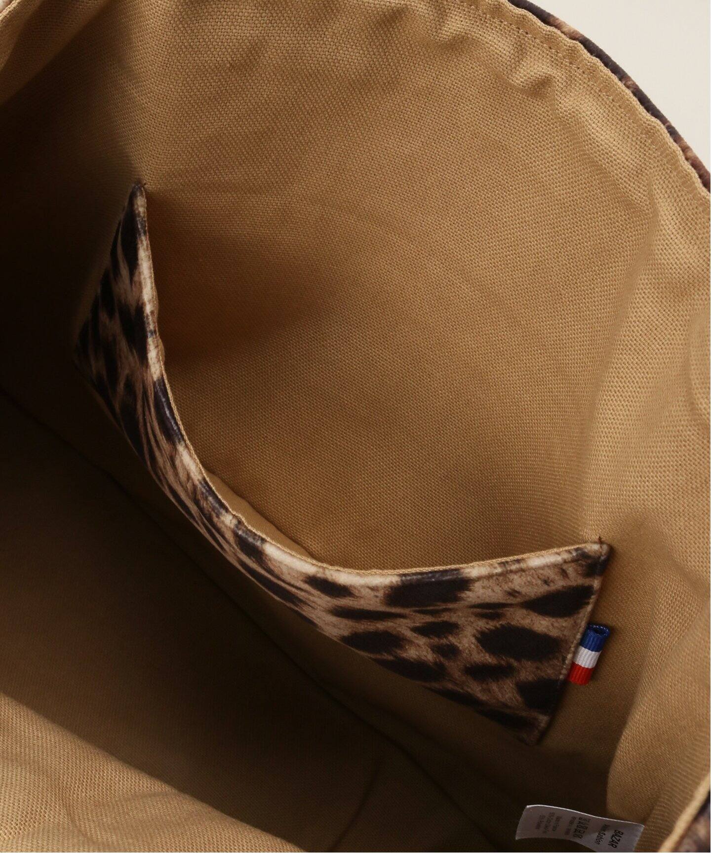 BAZAR ATELIER SABLON/バザール アトリエ サブロン】LEOPARD TOTE BAG 
