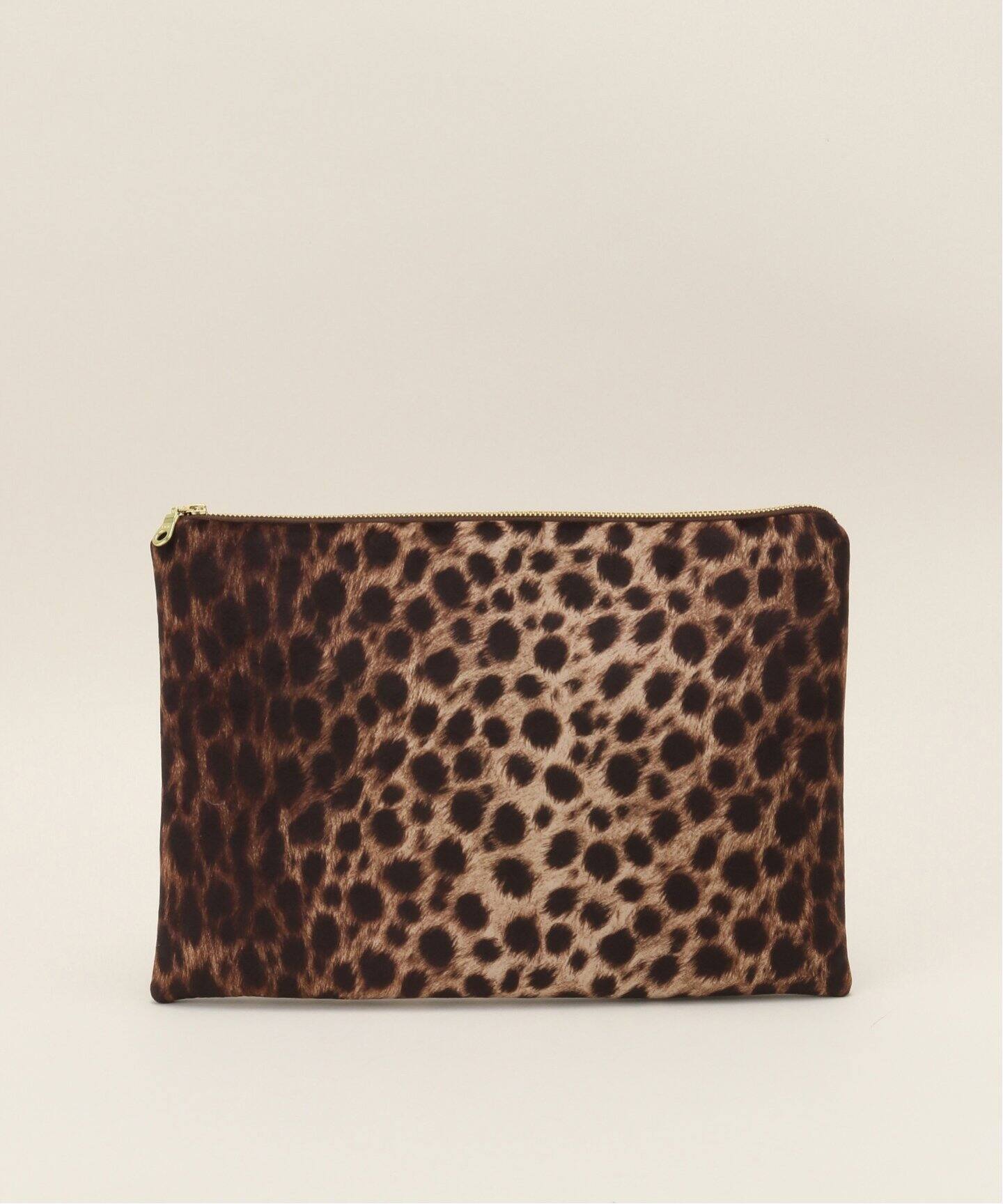 BAZAR ATELIER SABLON/バザール アトリエ サブロン】 LEOPARD CLUTCH 