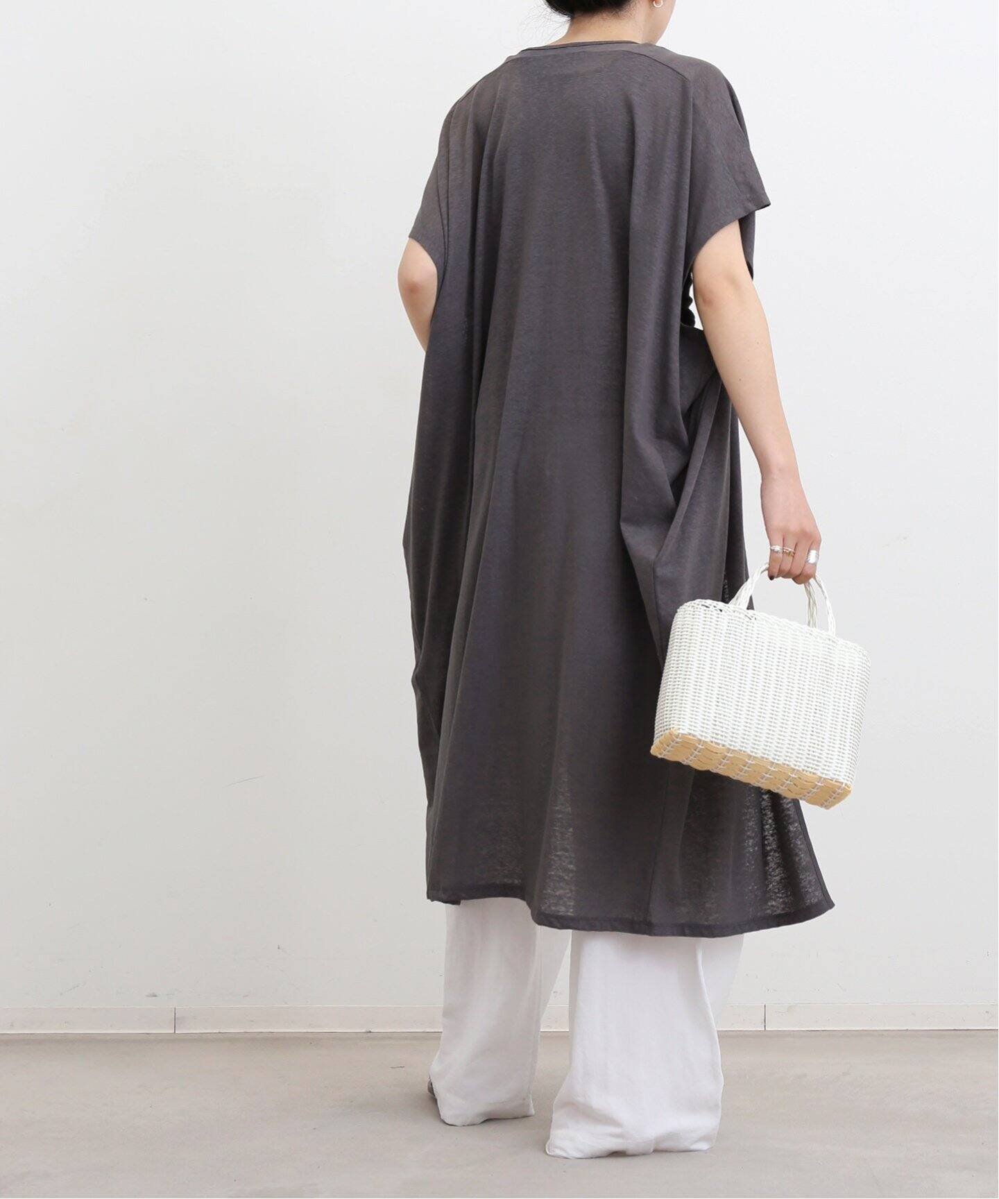 PALOROSA/パロローサ】 MINI TOTE BAG（かごバッグ）｜L