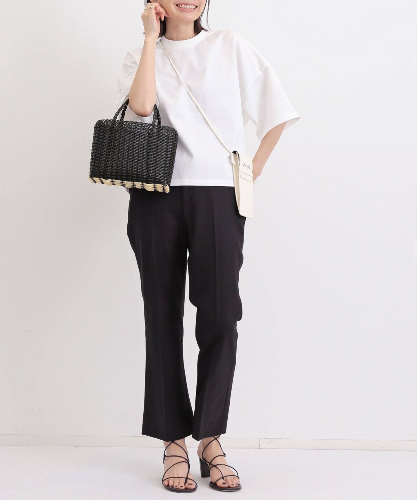 PALOROSA/パロローサ】 MINI TOTE BAG（かごバッグ）｜L  