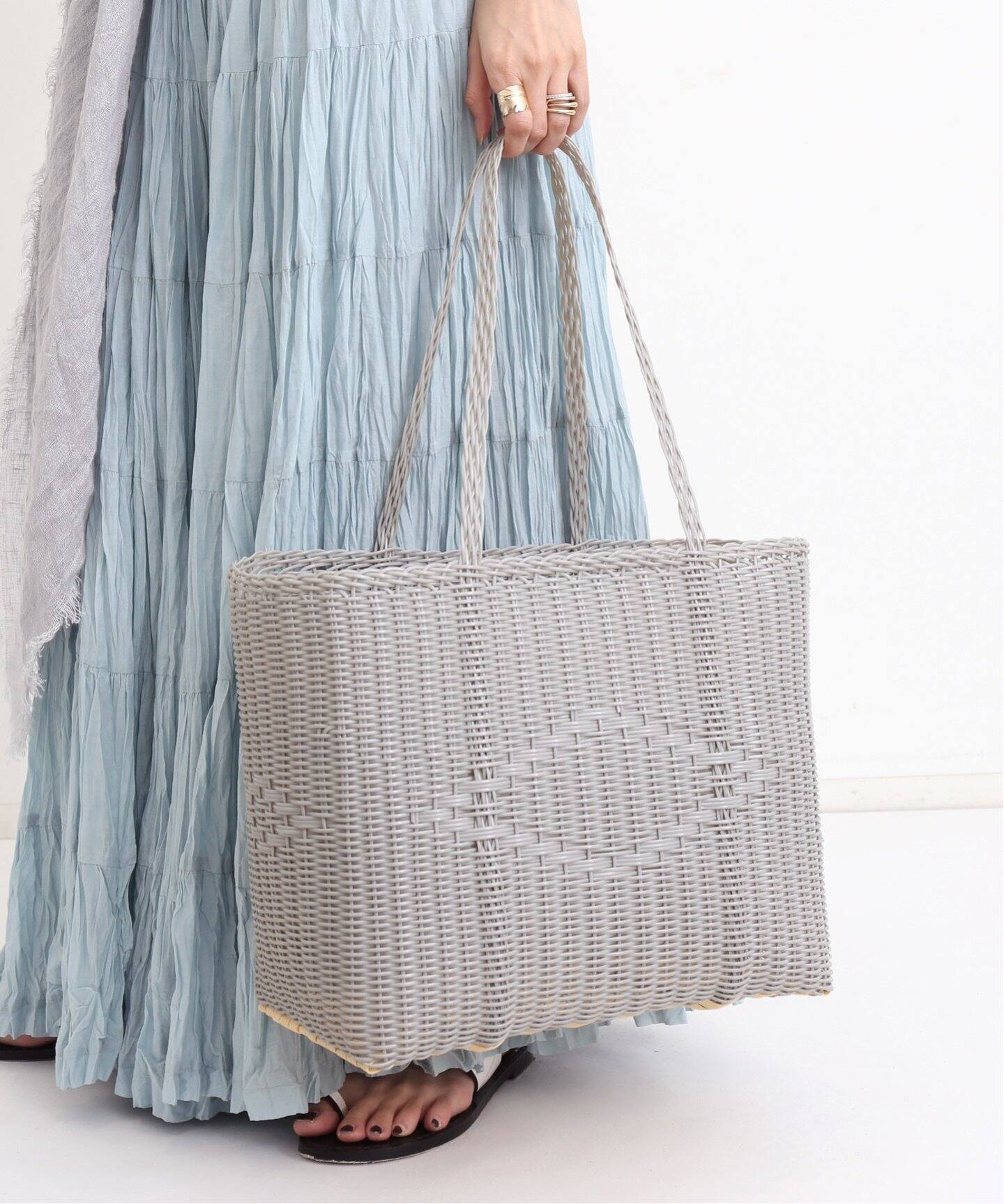 PALOROSA/パロローサ】 BASKET BAG（かごバッグ）｜L 