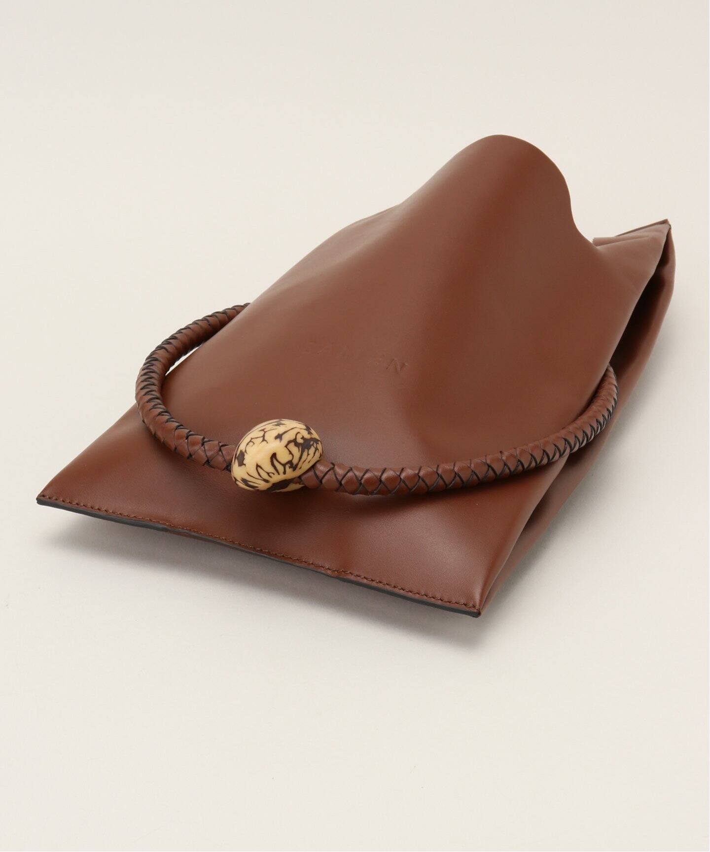 BALLEN BEAN NAPA BROWN バレン アクセサリーバッグ