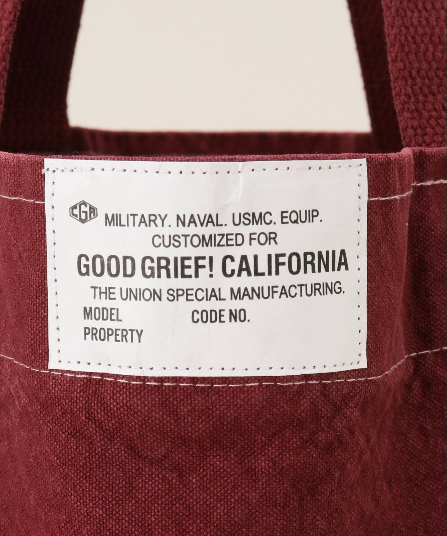 GOOD GRIEF!/グッド グリーフ】 MALIBU BAG（トートバッグ）｜L  