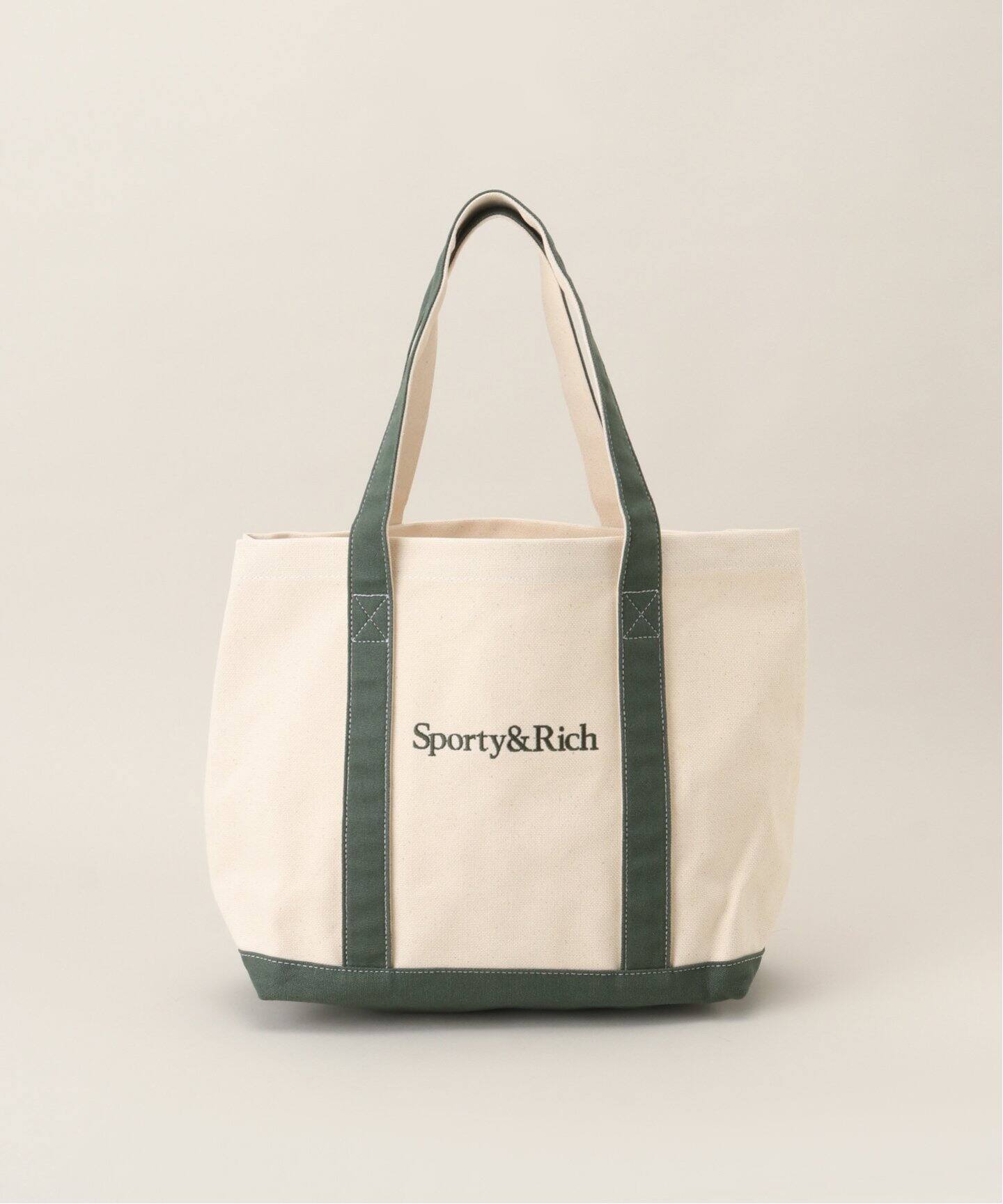 SPORTY&RICH/スポーティアンドリッチ】 LOGO BAG（トートバッグ）｜L  