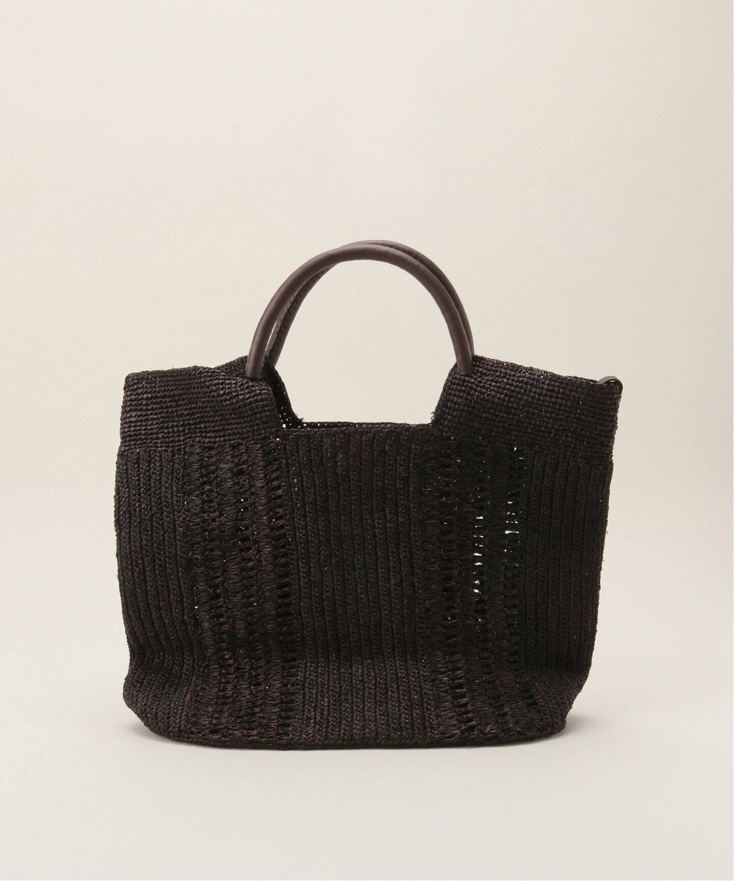 A POINT/アーポワン】 RAPHIA BAG（かごバッグ）｜L