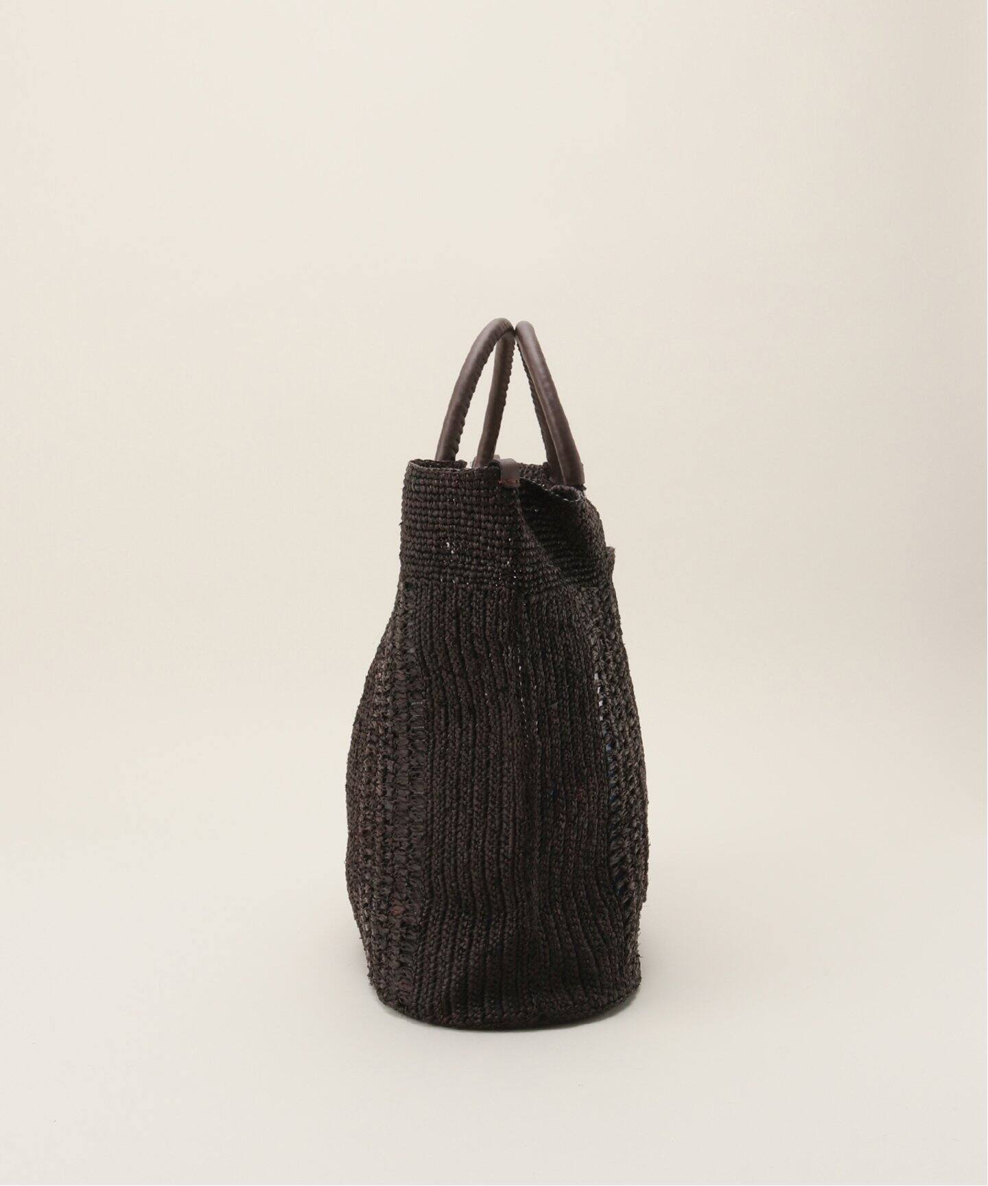 A POINT/アーポワン】 RAPHIA BAG（かごバッグ）｜L