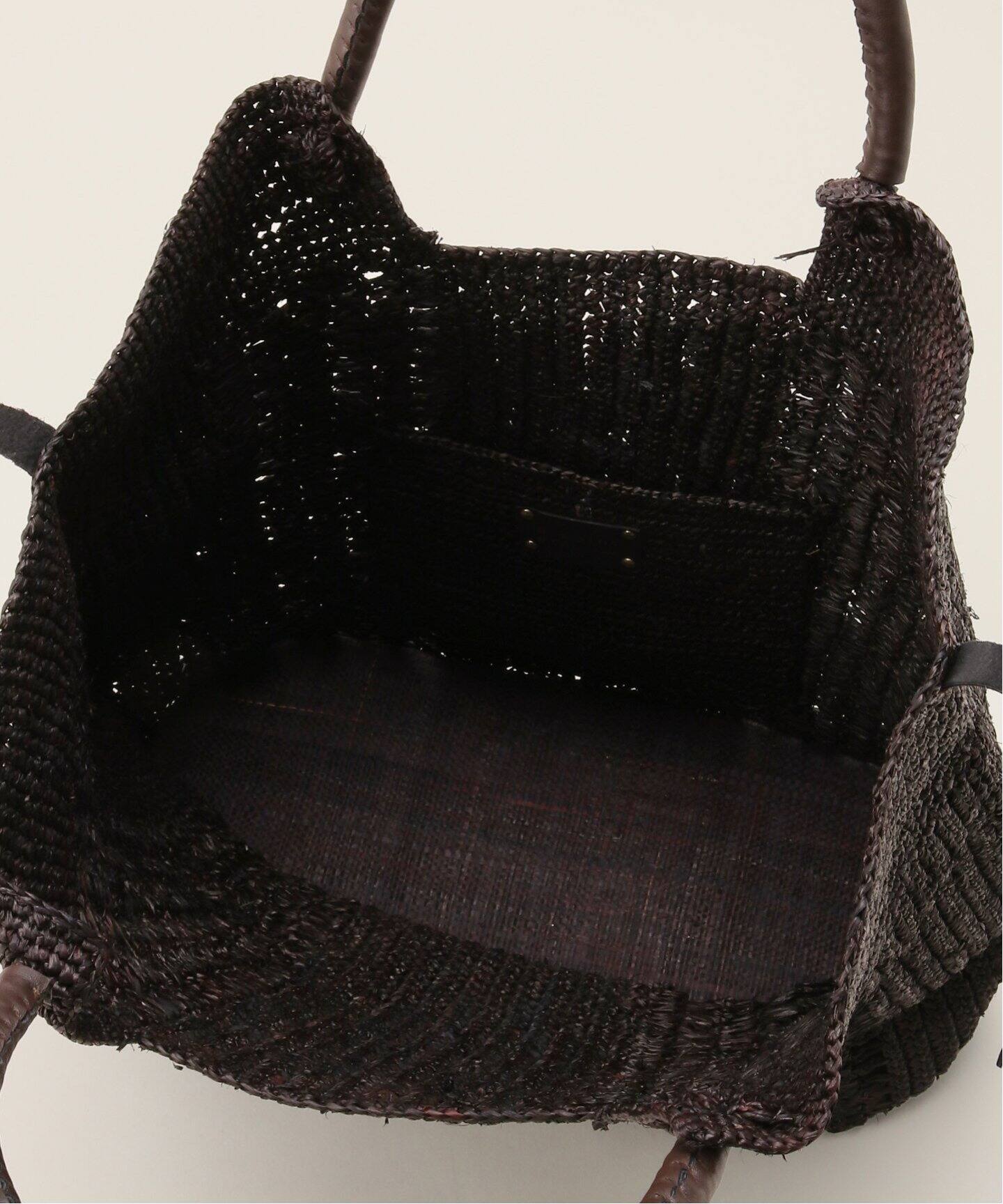 A POINT/アーポワン】 RAPHIA BAG（かごバッグ）｜L