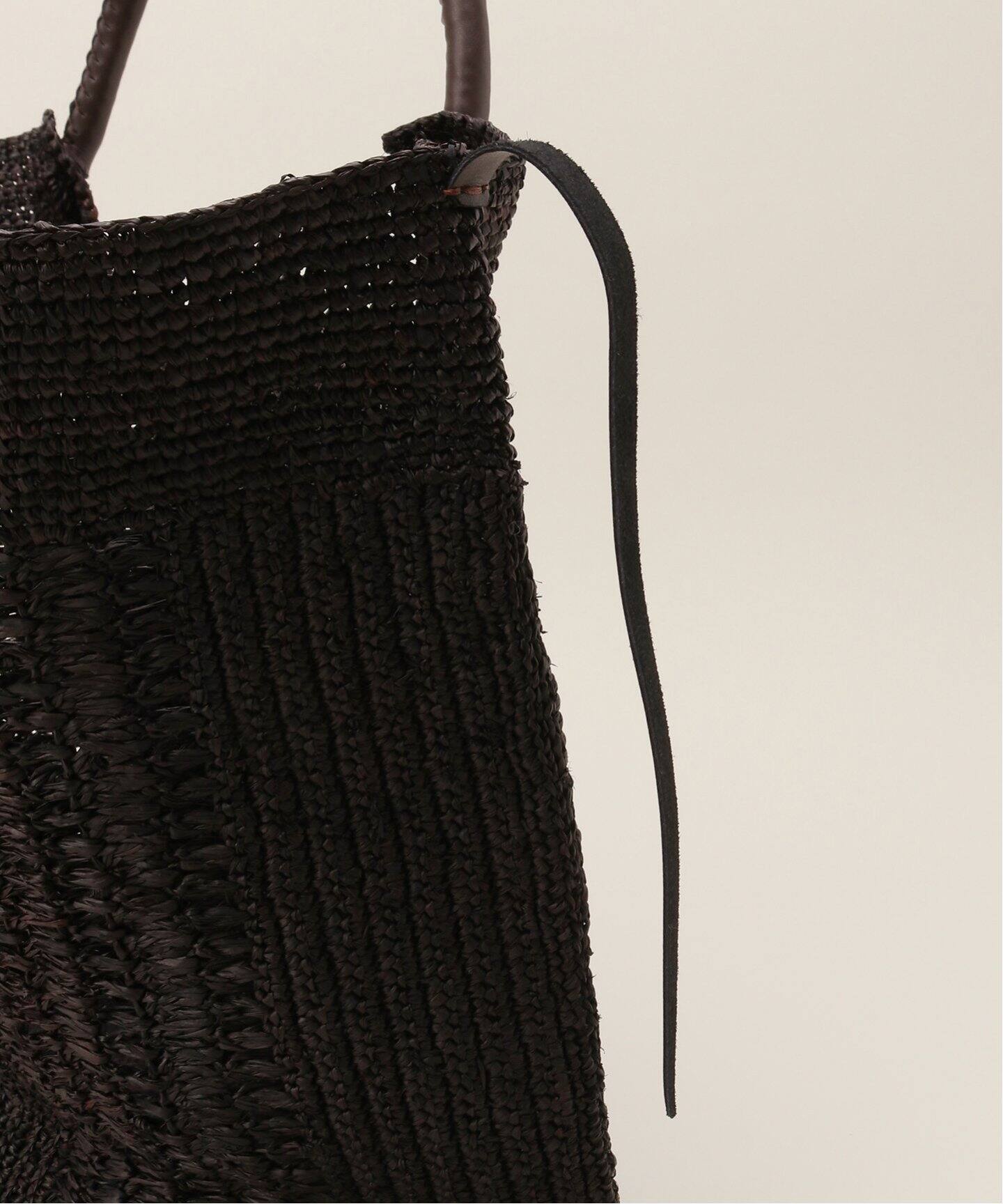 A POINT/アーポワン】 RAPHIA BAG（かごバッグ）｜L