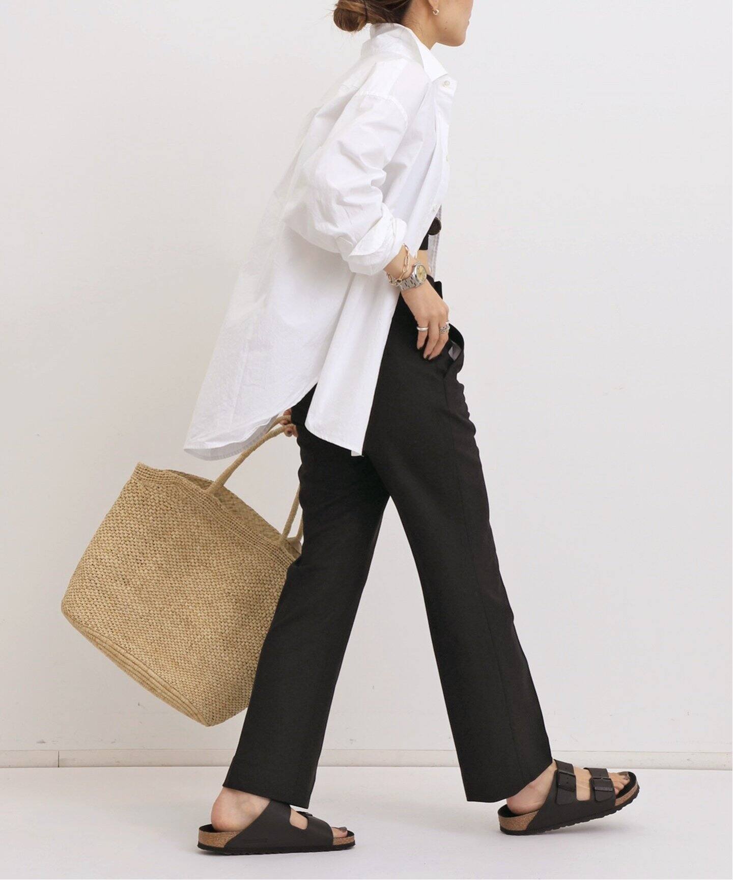 MERCIEL/メルシエール】 LOUISE SAC（かごバッグ）｜L 