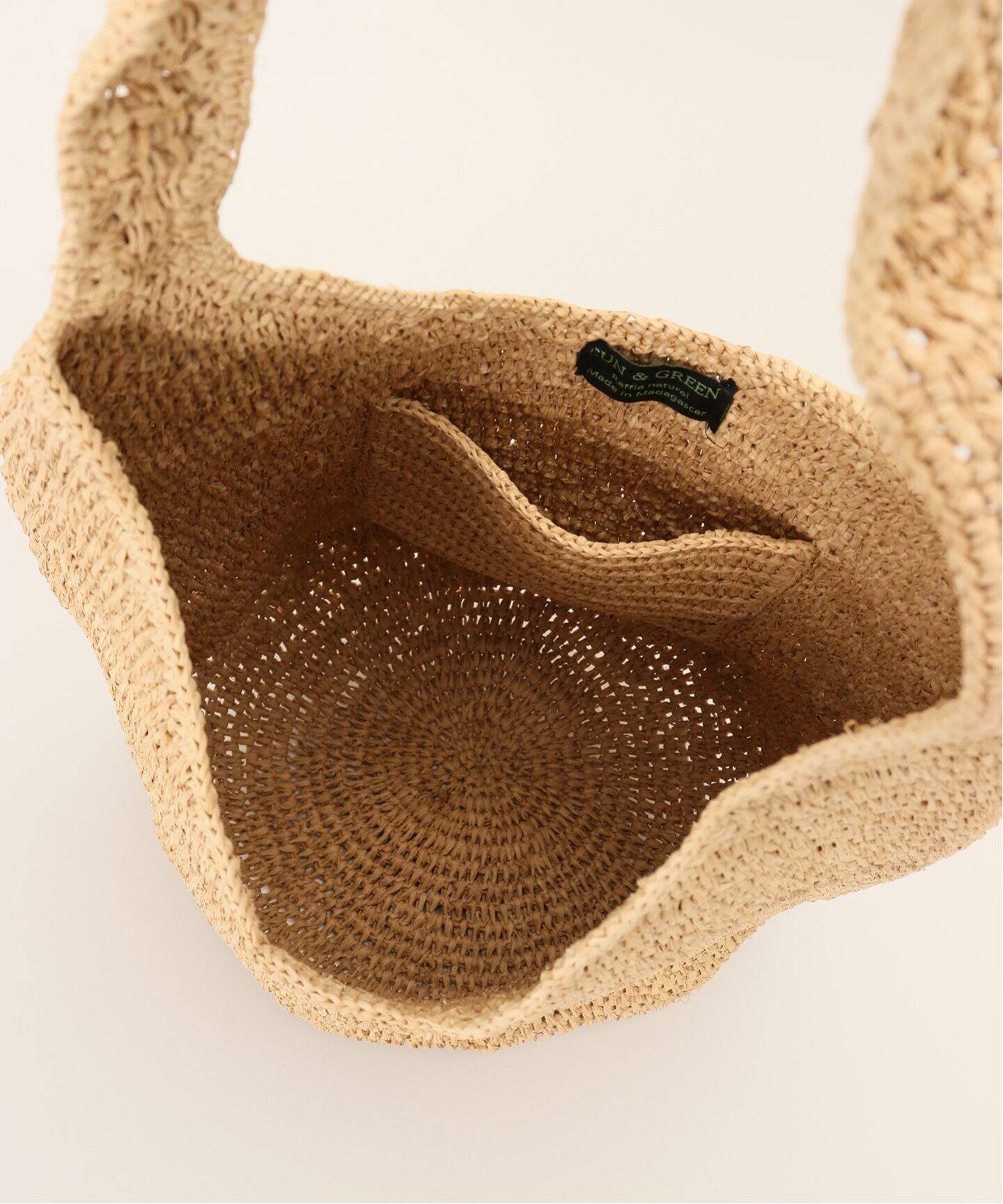 SUN AND GREEN/サンアンドグリーン】 BAG SMALL（かごバッグ  