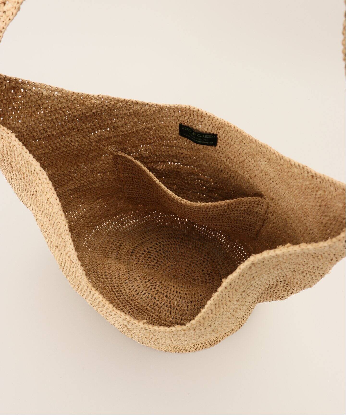 SUN AND GREEN/サンアンドグリーン】 BAG MEDIUM（かごバッグ）｜L  