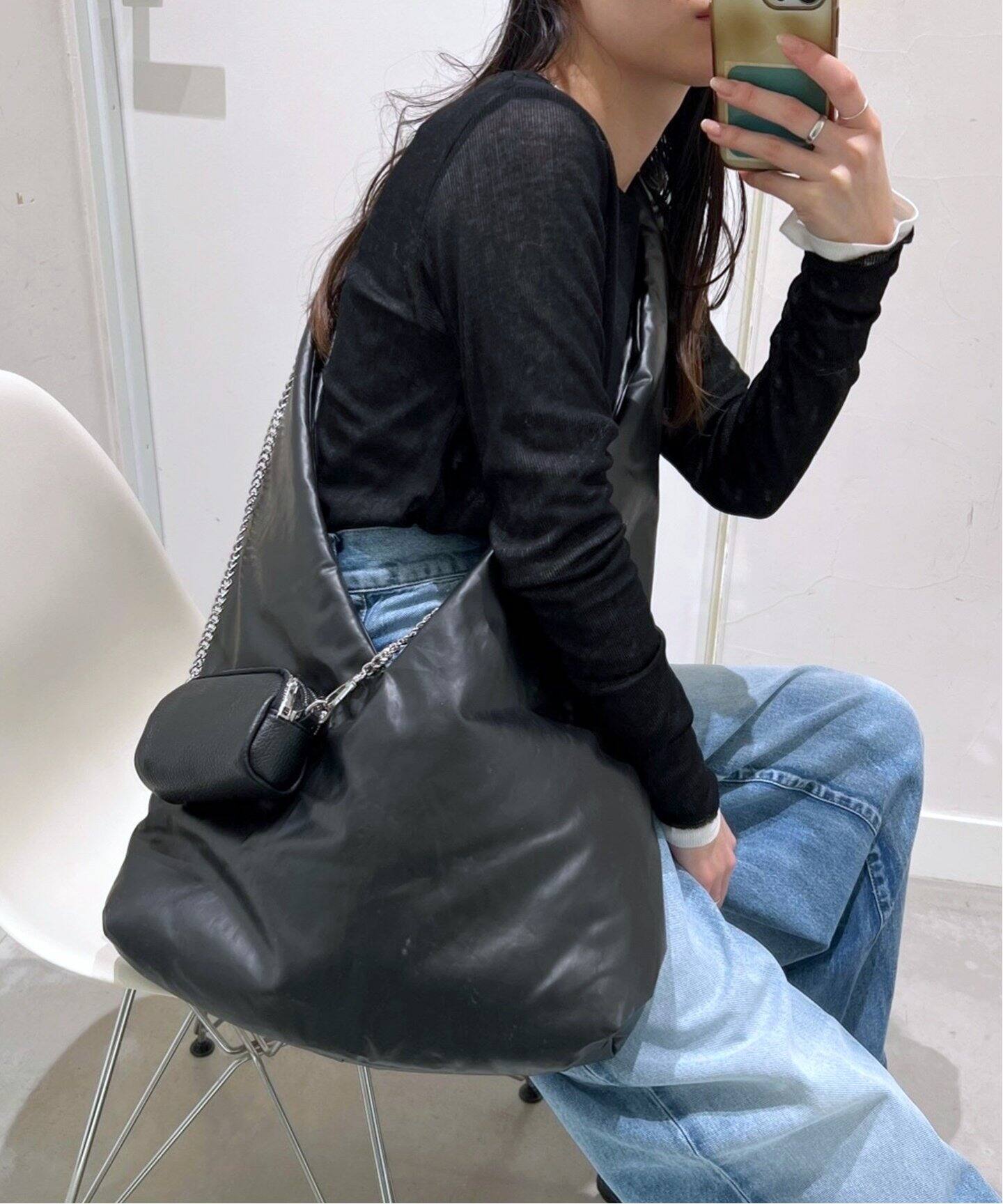 KASSL EDITIONS/カッスル エディションズ】Padetto shoulder BAG(BLK  