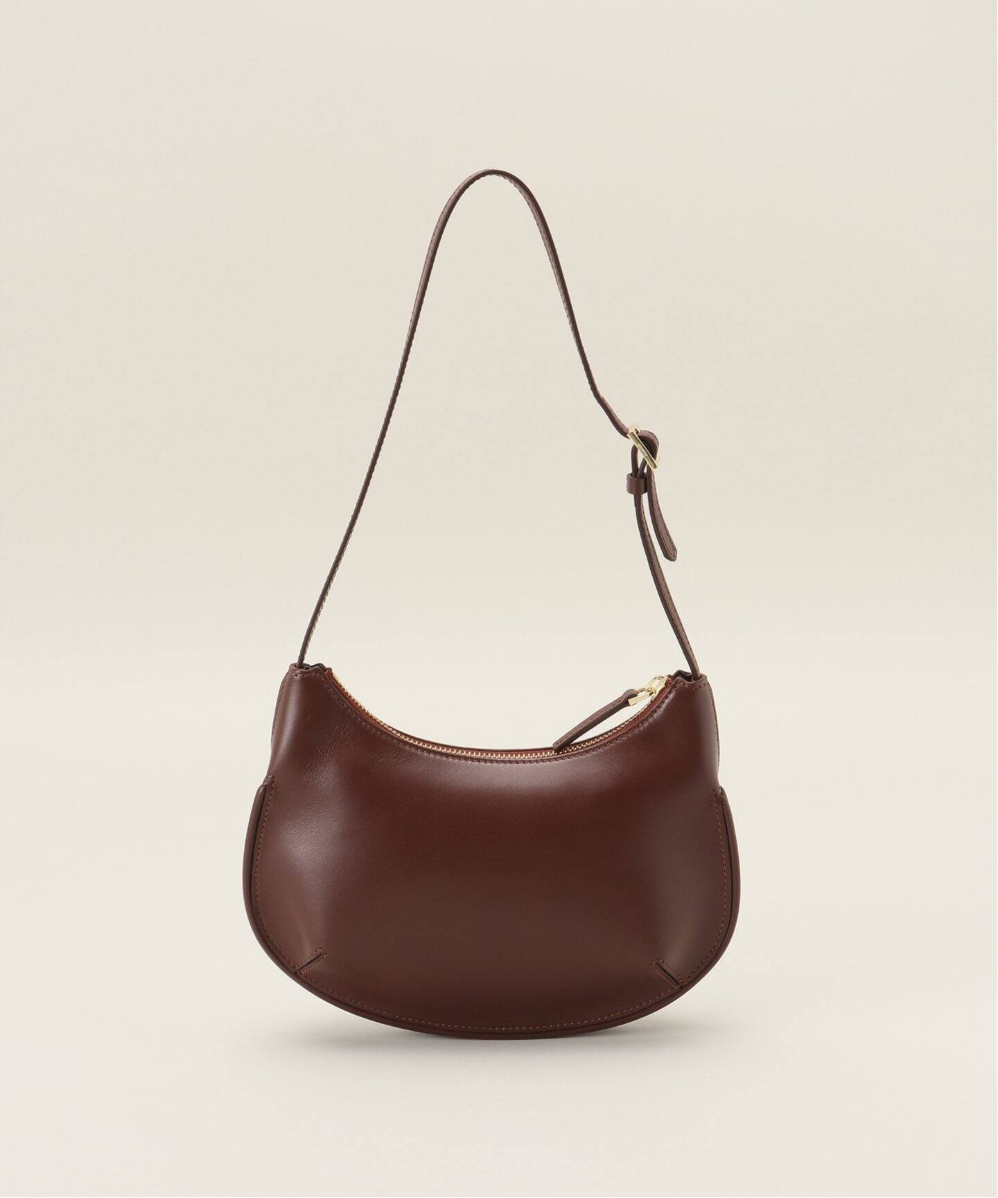 MANU ATELIER/マニュ アトリエ】Half moon BAG(burgundy