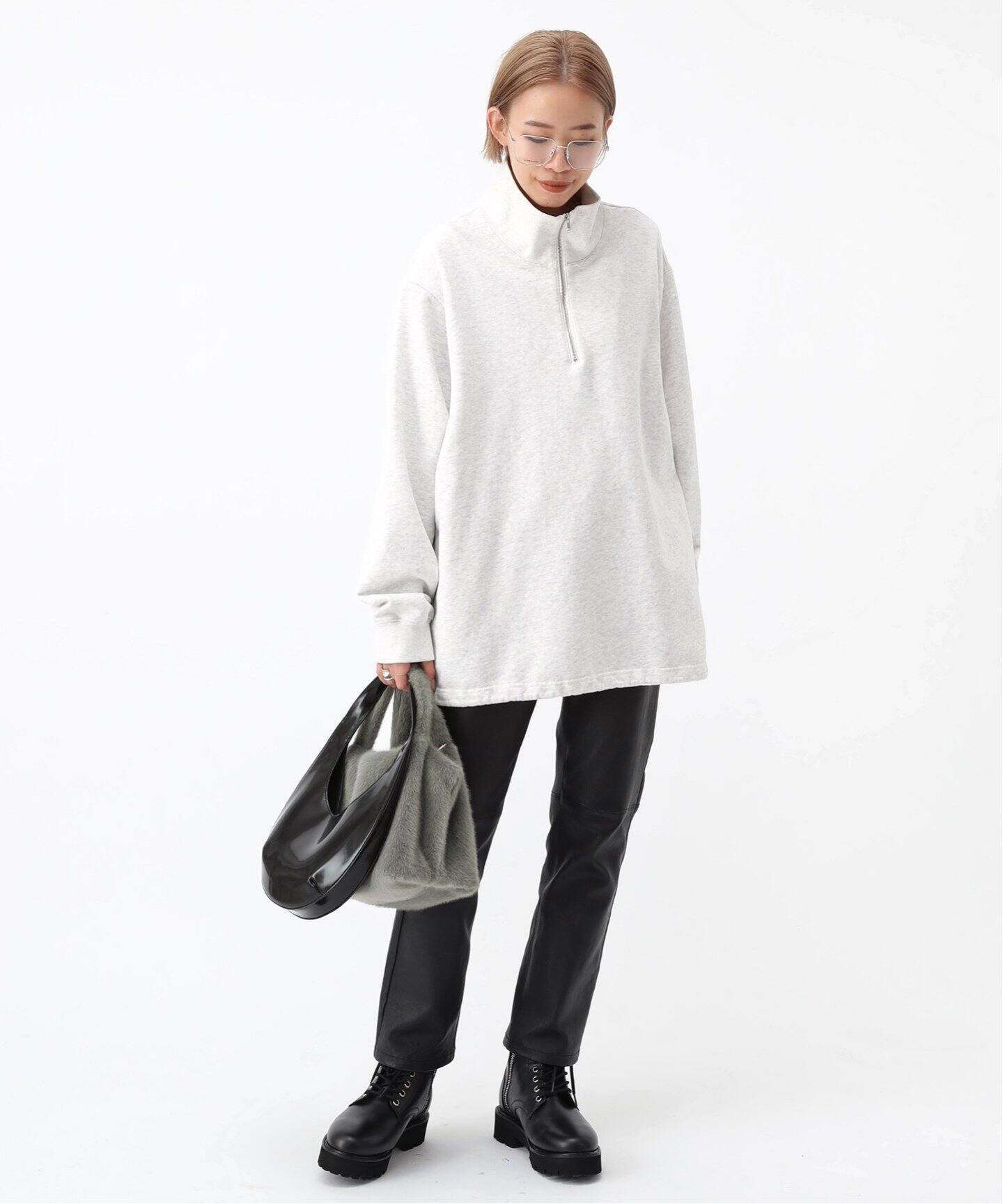 VINCENT PRADIER /ヴァンサンプラディエ】フェイクファーバッグ 