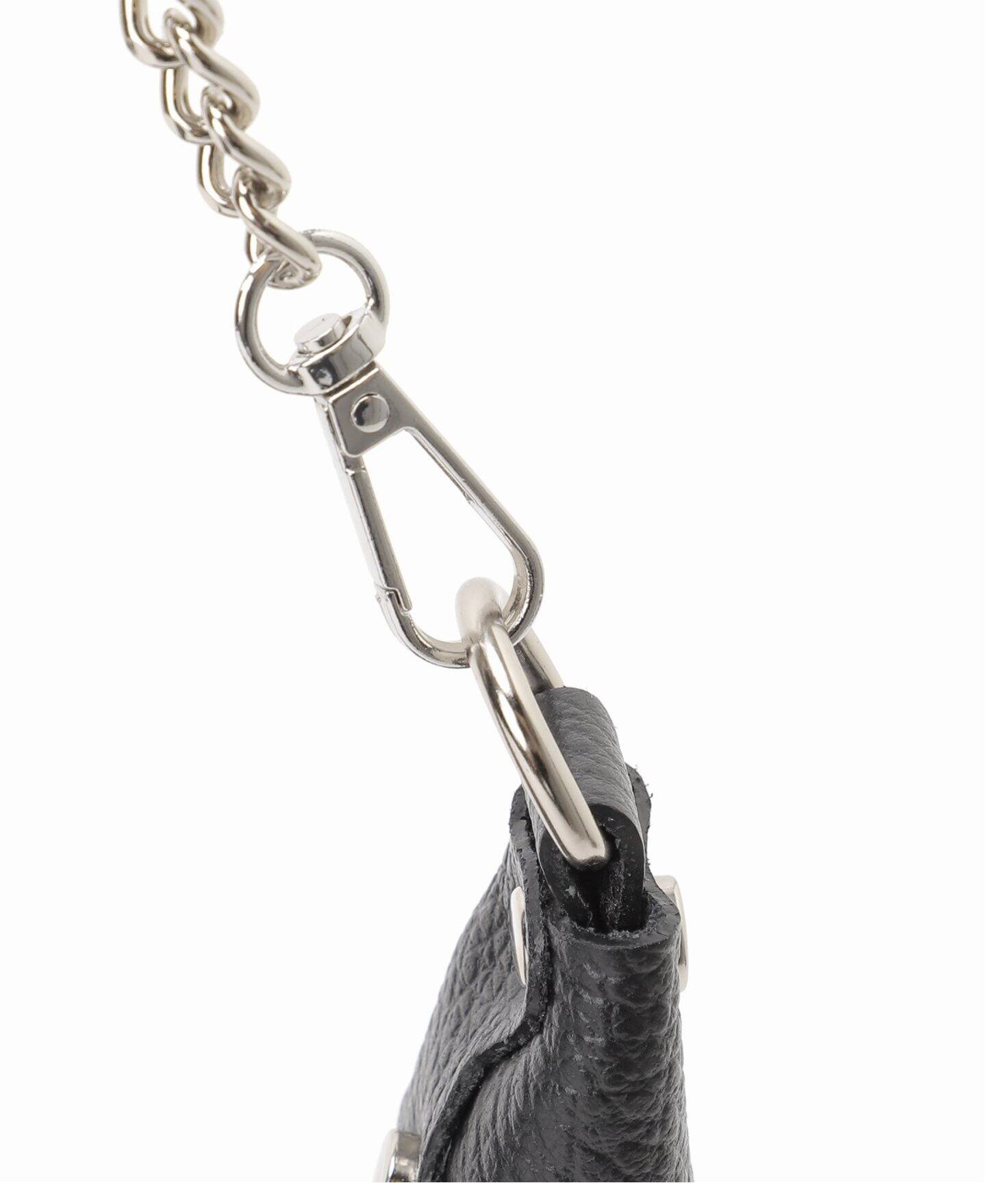 AULENTTI/オウレンティ】チェーンハーフムーンバッグ（ショルダー  