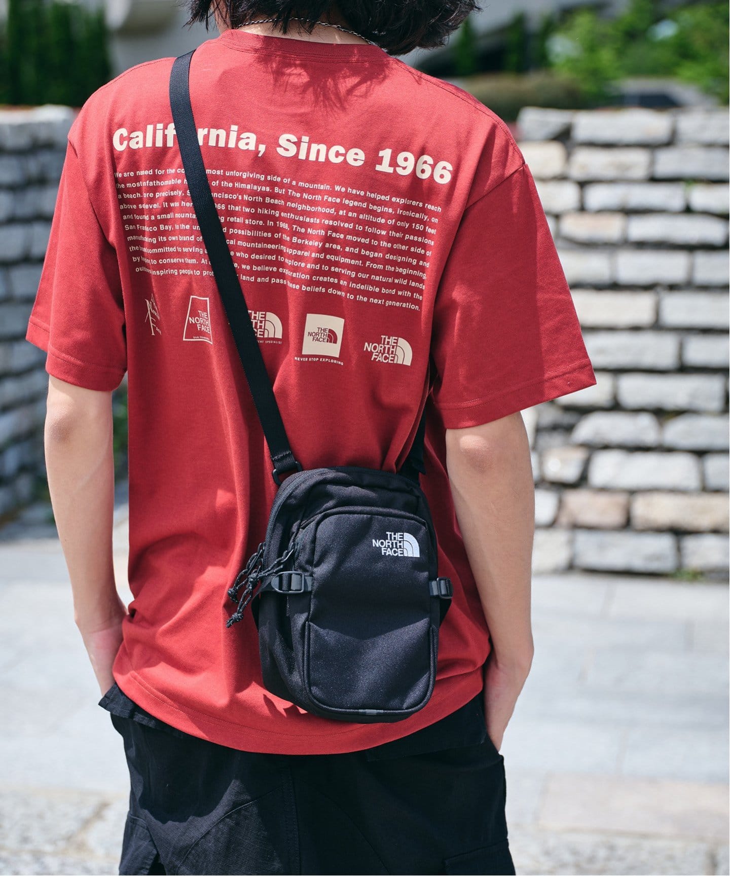 THE NORTH FACE ショルダーバッグ メッセンジャーバッグ レッド ザノースフェイス THE NORTH FACE ショルダーバッグ