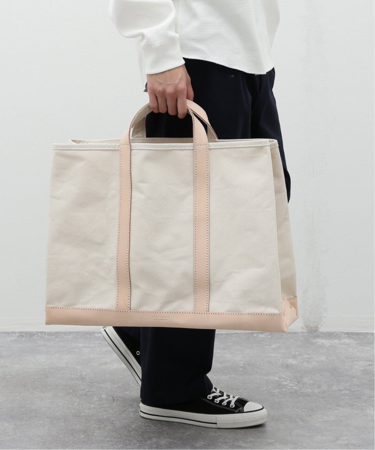 HERITAGE LEATHER / ヘリテイジレザー】別注 CANVAS*LTH TOTE XL 