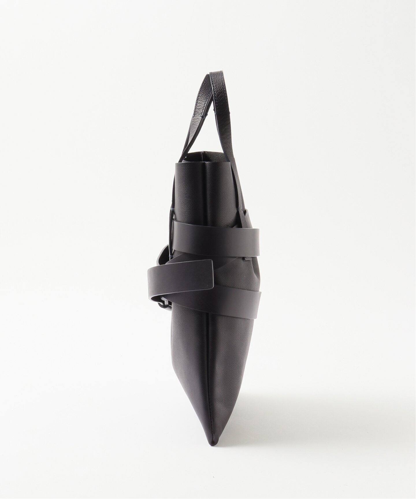 POSTELEGANT / ポステレガント Cow Leather Belted Bag SA NO0126 