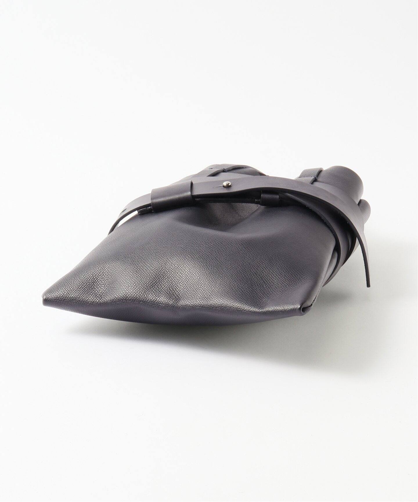 POSTELEGANT / ポステレガント Cow Leather Belted Bag SA NO0126 