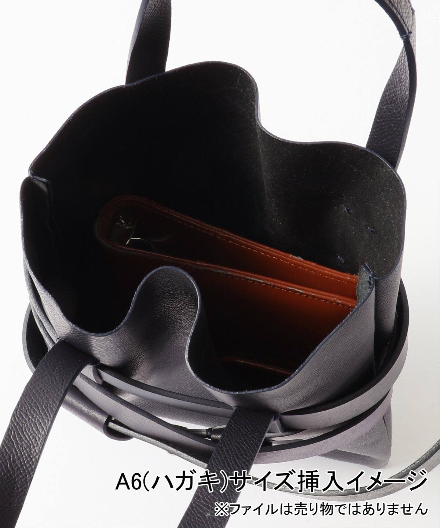 POSTELEGANT / ポステレガント Cow Leather Belted Bag SA NO0126 