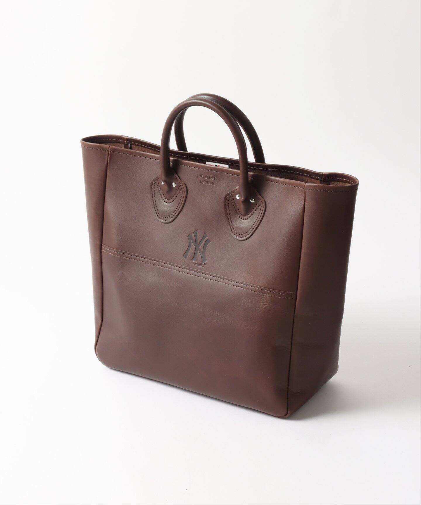 INFIELDER DESIGN×MLB：MLB インフェルダーデザイン　トート INFIELDER DESIGN / インフィールダーデザイン MLB レザーTOTE M