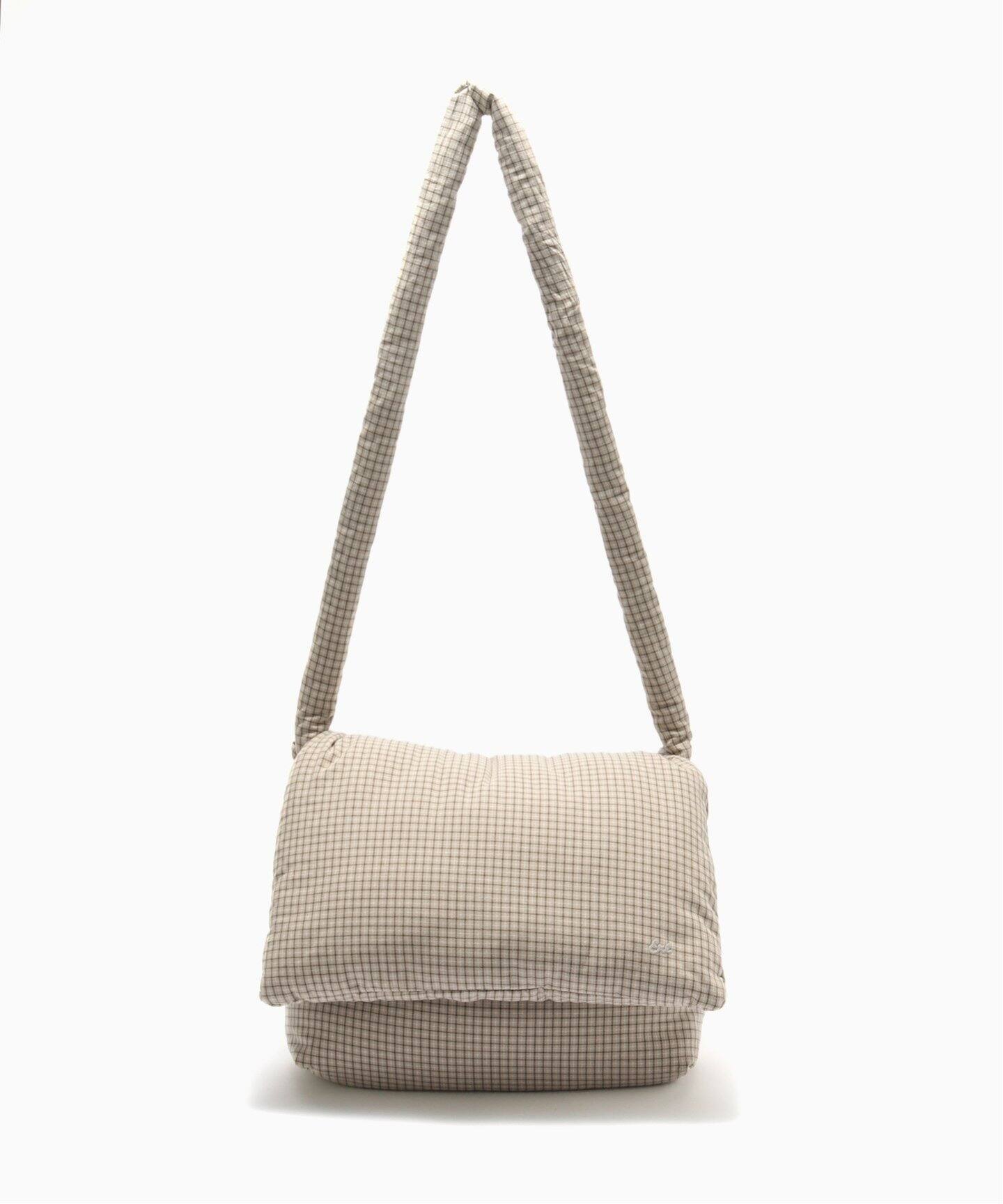 ERL / イーアールエル】UNISEX PLAID MESSENGER BAG WOVEN（その他 