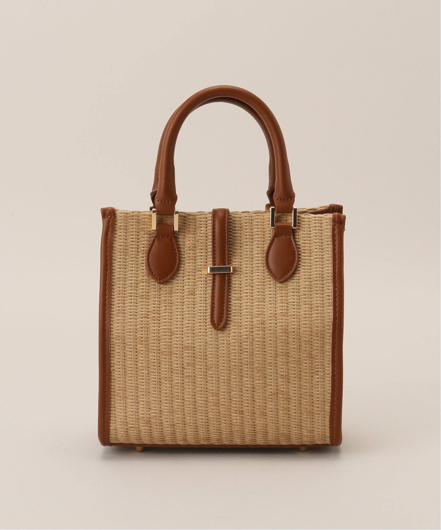 MIAN/ミアン ラタン風2WAYトートBAG（トートバッグ）｜B.C STOCK（ベー 