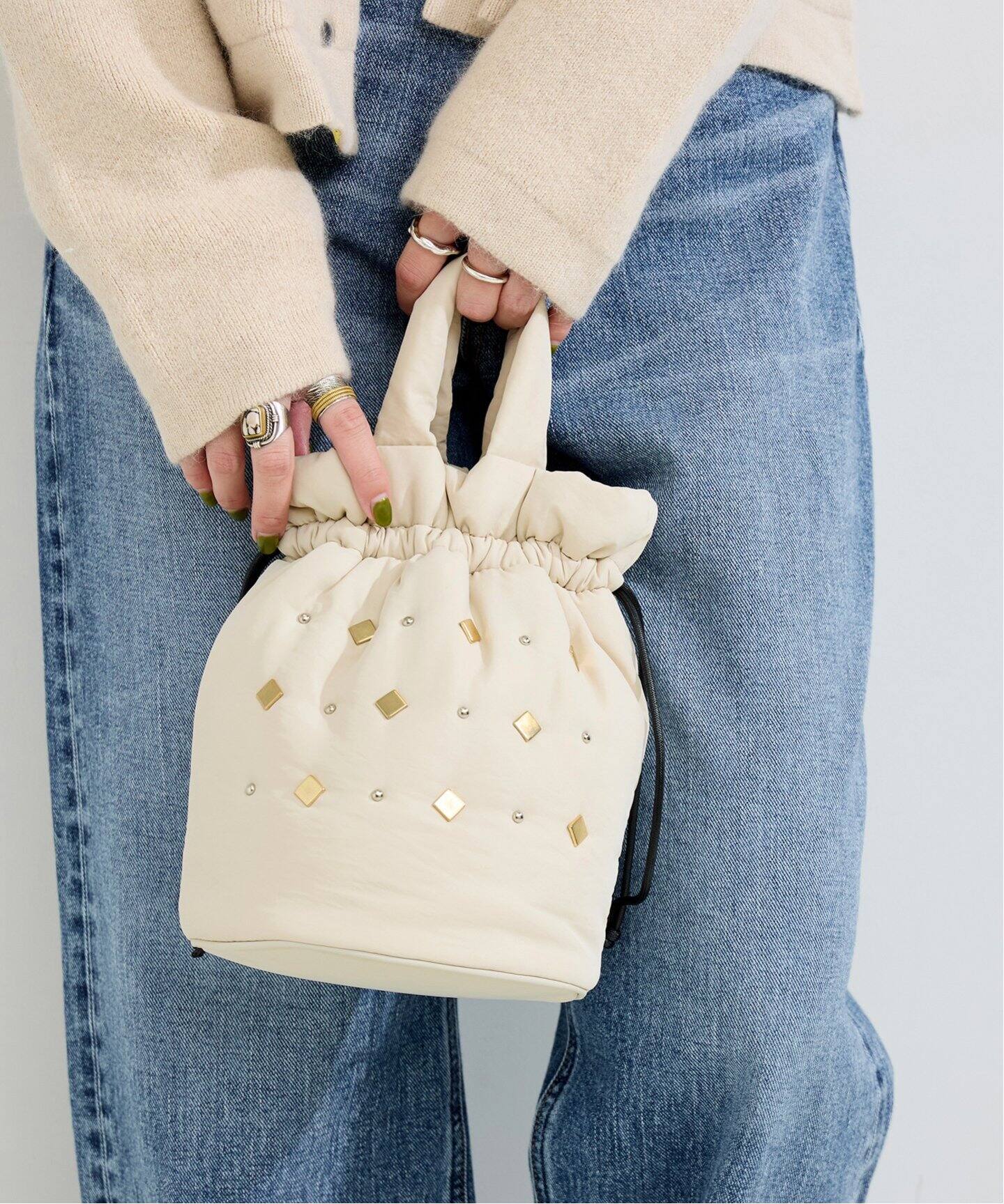 VALENTINO × rockstud teddy 気まずい jacket スタジャン