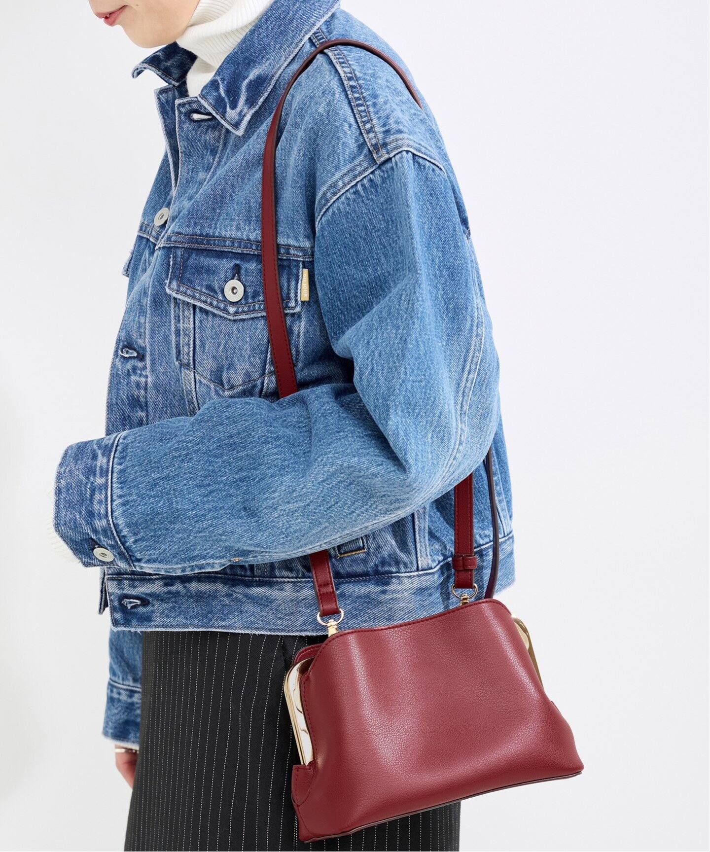 MIAN/ミアン レザーショルダーバッグ（ショルダーバッグ）｜B.C STOCK 