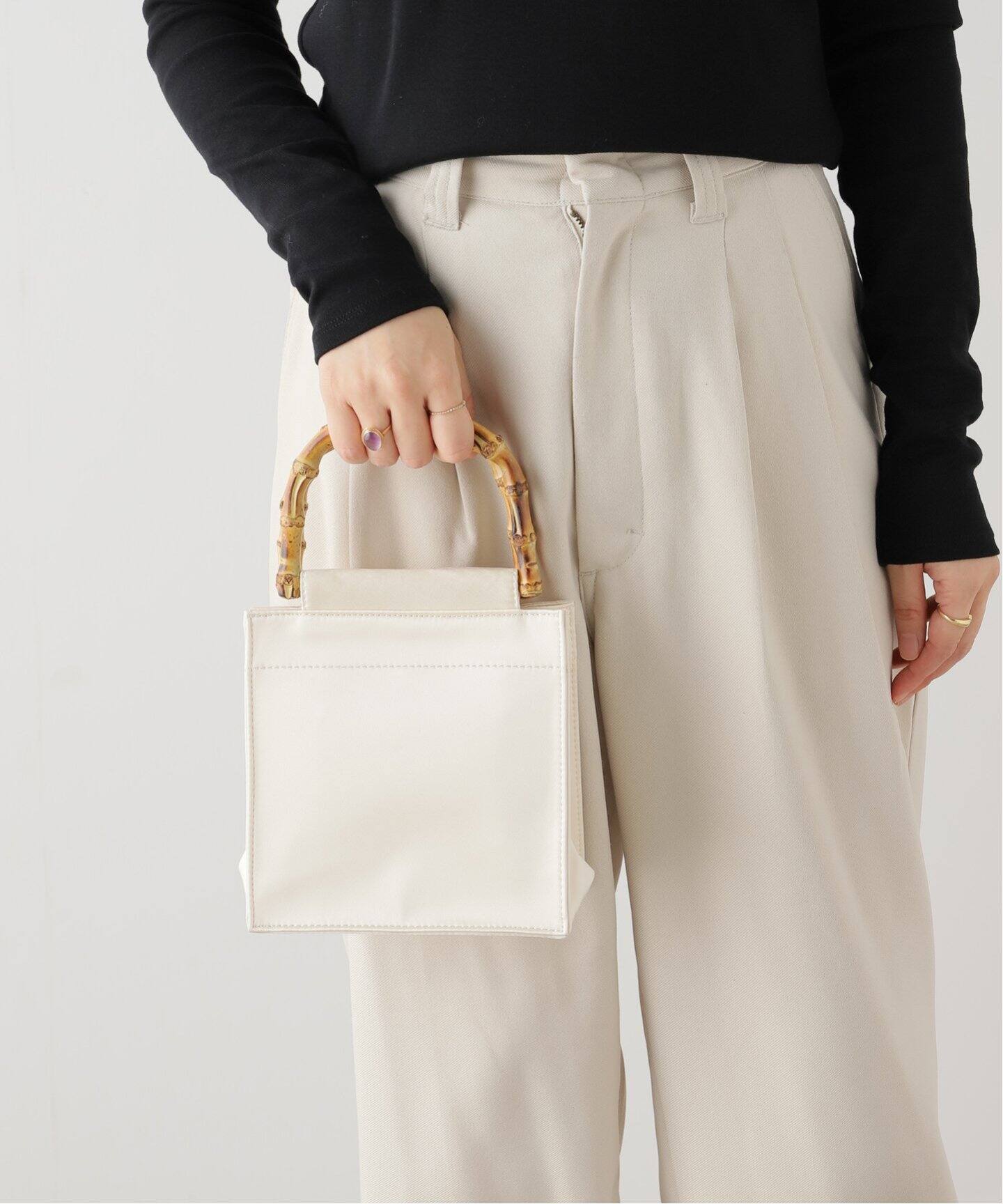 hai/ハイ Bamboo Bag（ハンドバッグ）｜JOINT WORKS（ジョイント  