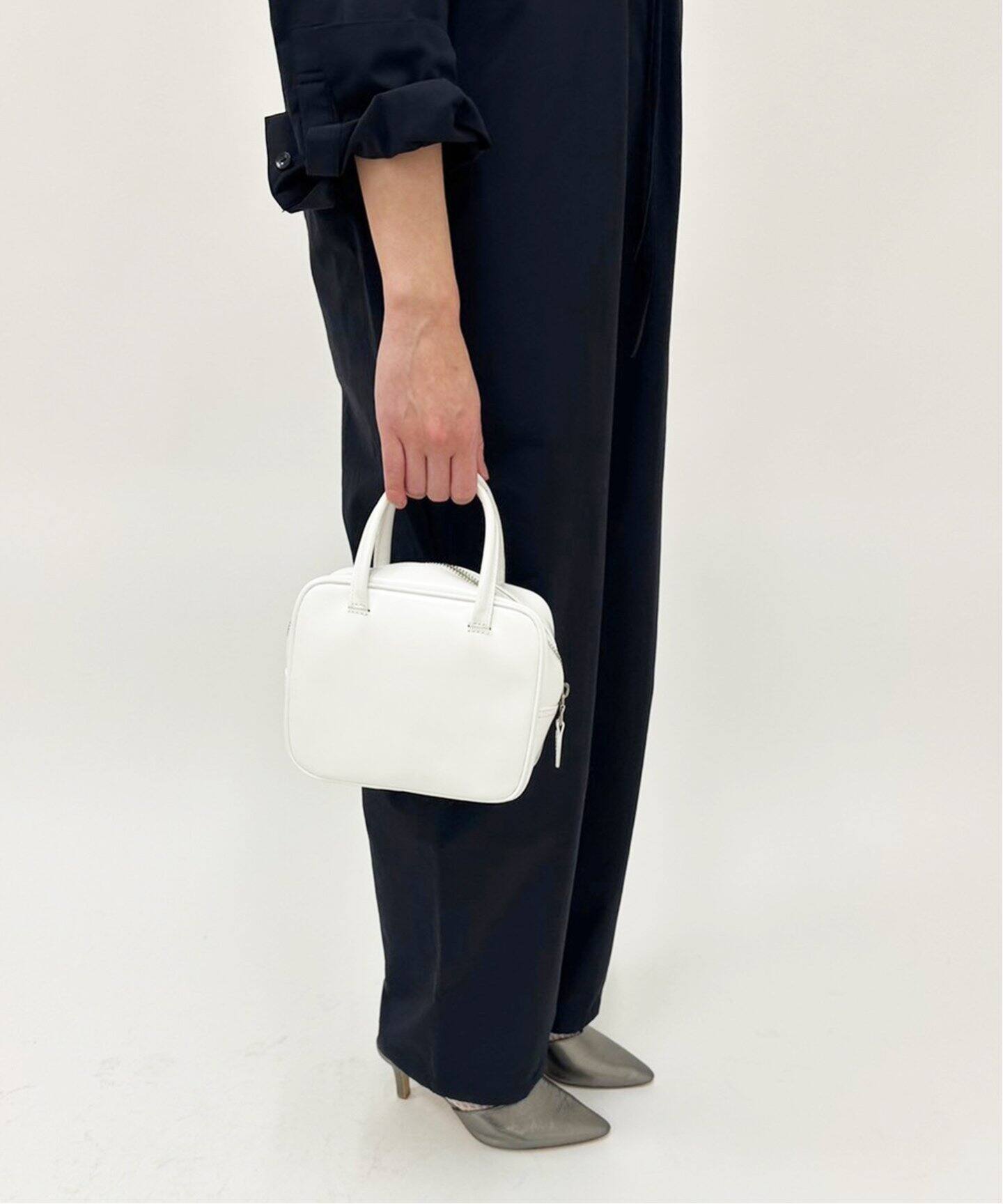 abcホワイトミニレザーBAG（ハンドバッグ）｜EDIT.FOR LULU  