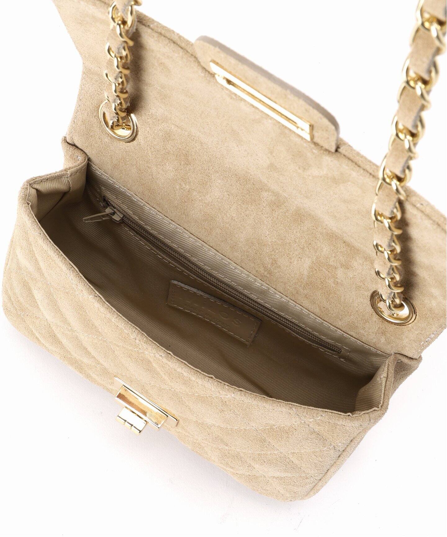 MILOS/ミロス SUEDE CHAINバッグ（ショルダーバッグ）｜LE TALON（ル  