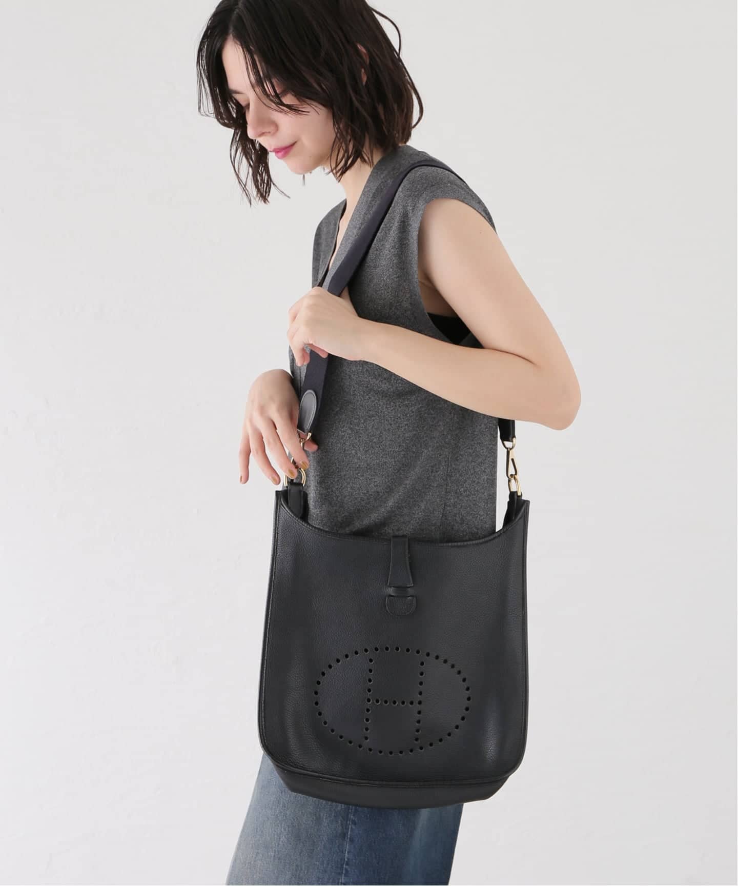 【上品♪】HERMES EVELYNE GM (エヴリン 33) ショルダーバッグ Evelyne 33 (GM): Finally found what works for me! Plus